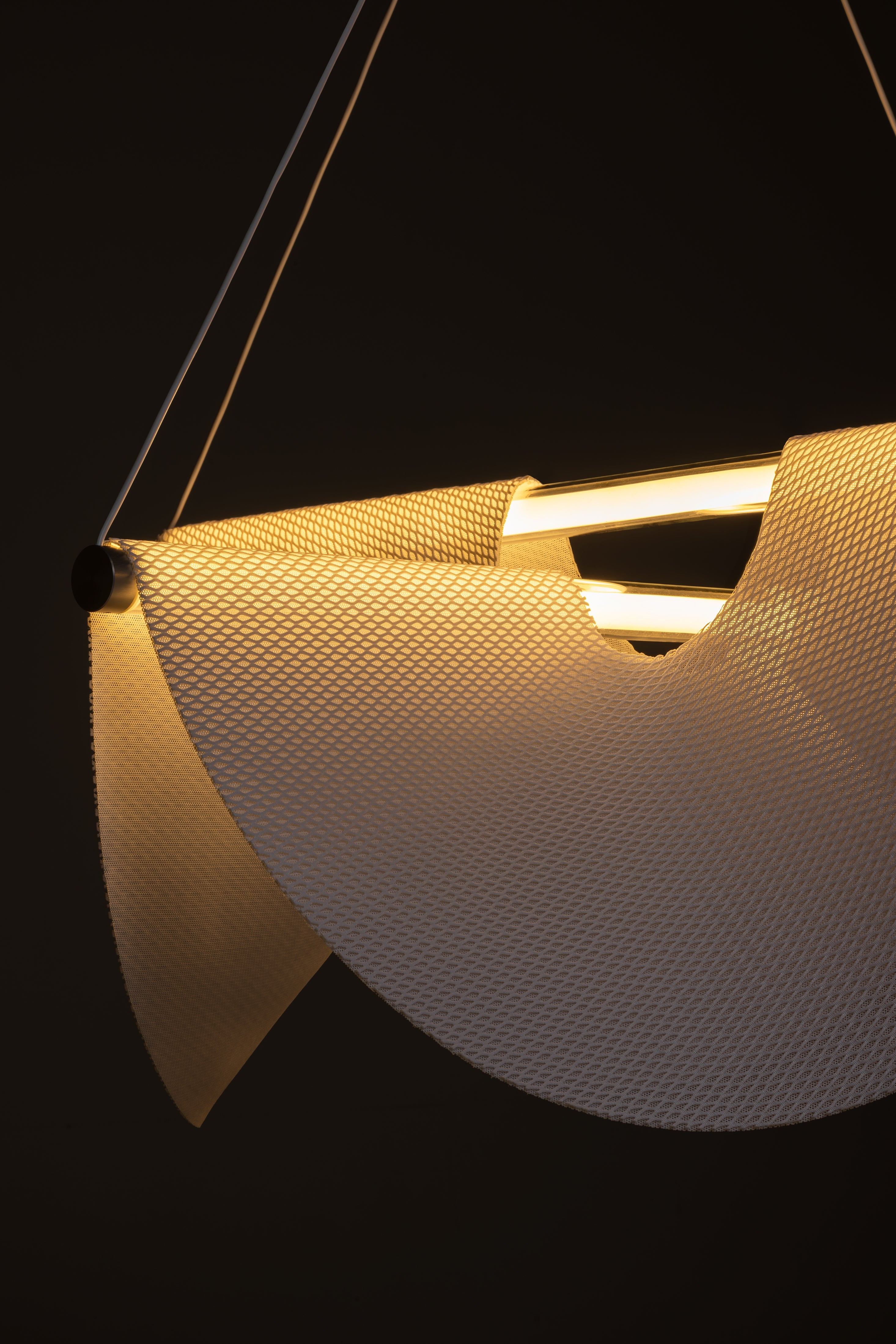 Drapieren leichte hängende Lampe drapierte Stoff