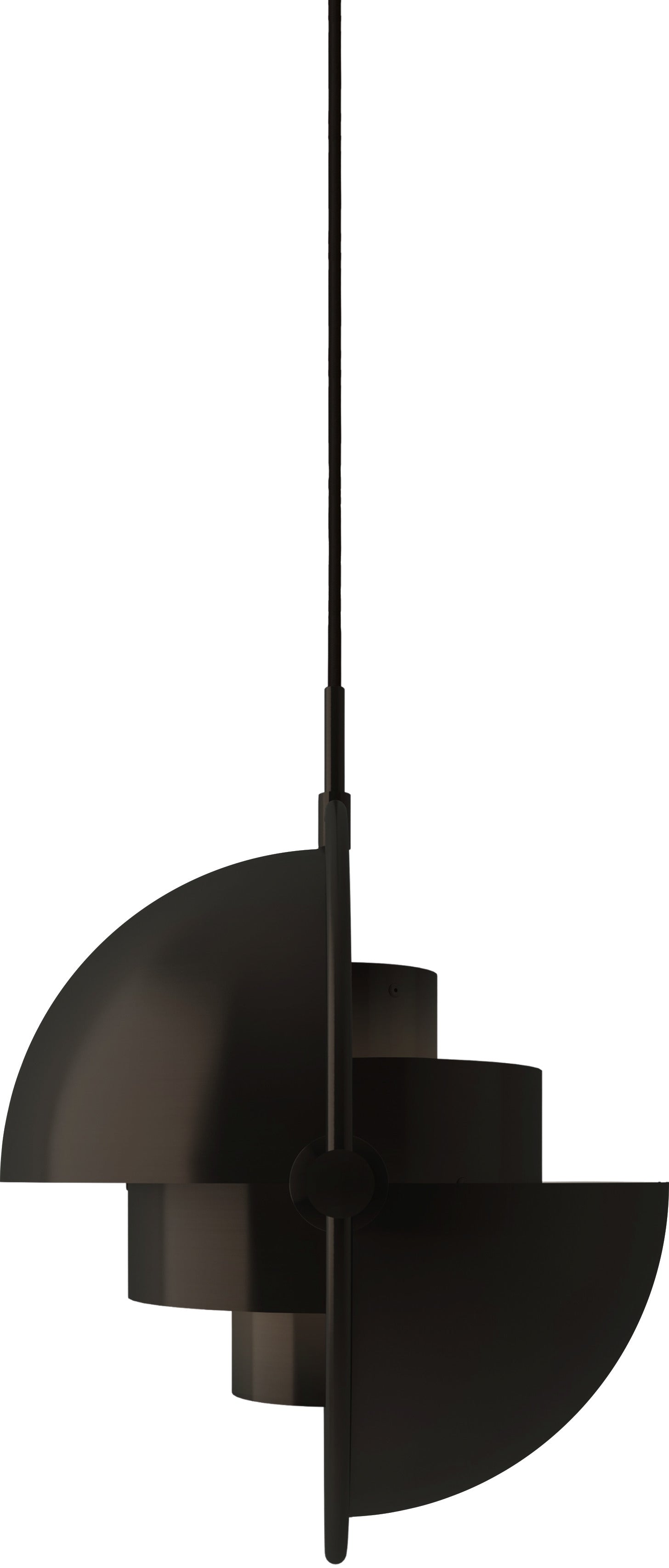 MULTI-LITE Pendelleuchte, schwarz glänzend