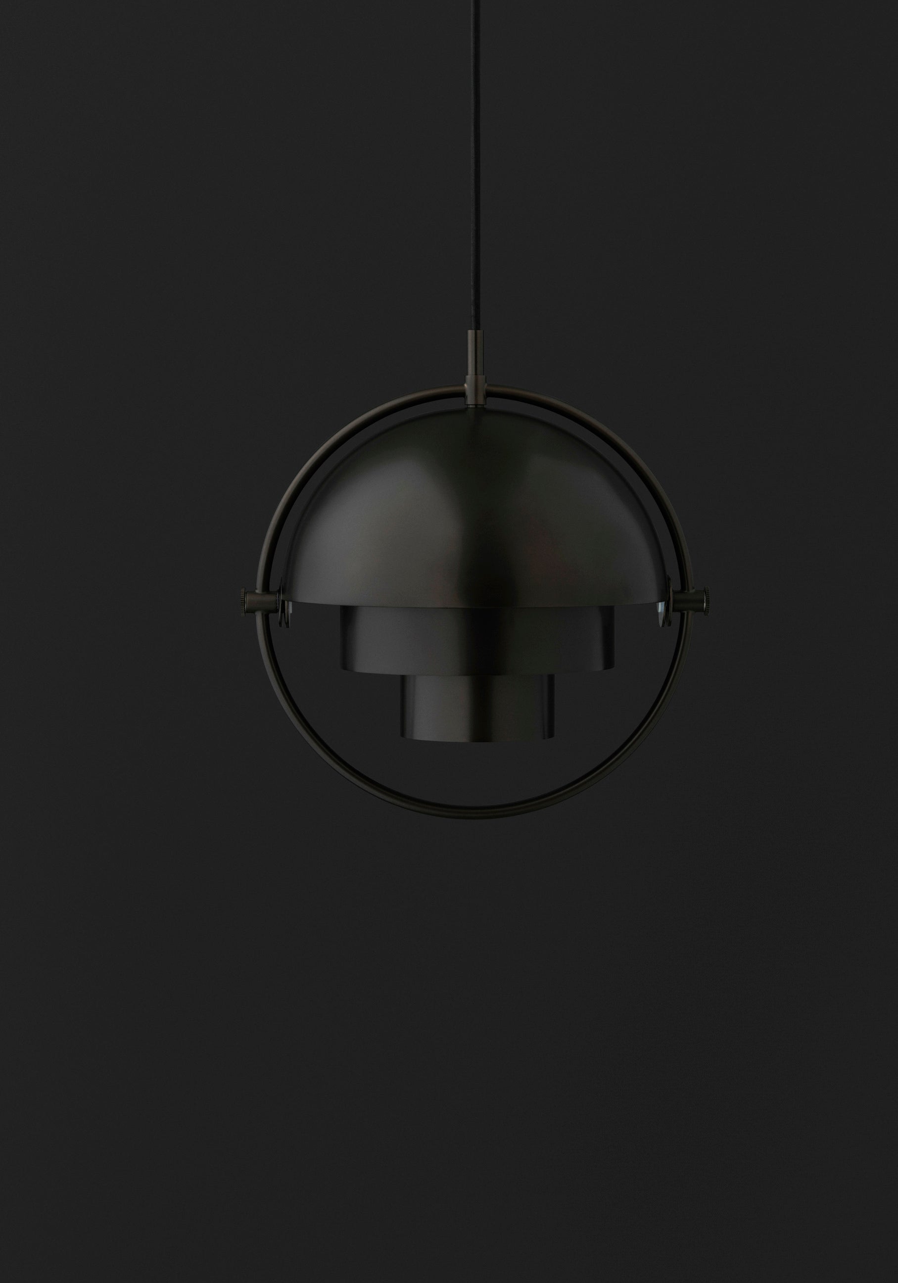 MULTI-LITE Pendelleuchte, schwarz glänzend