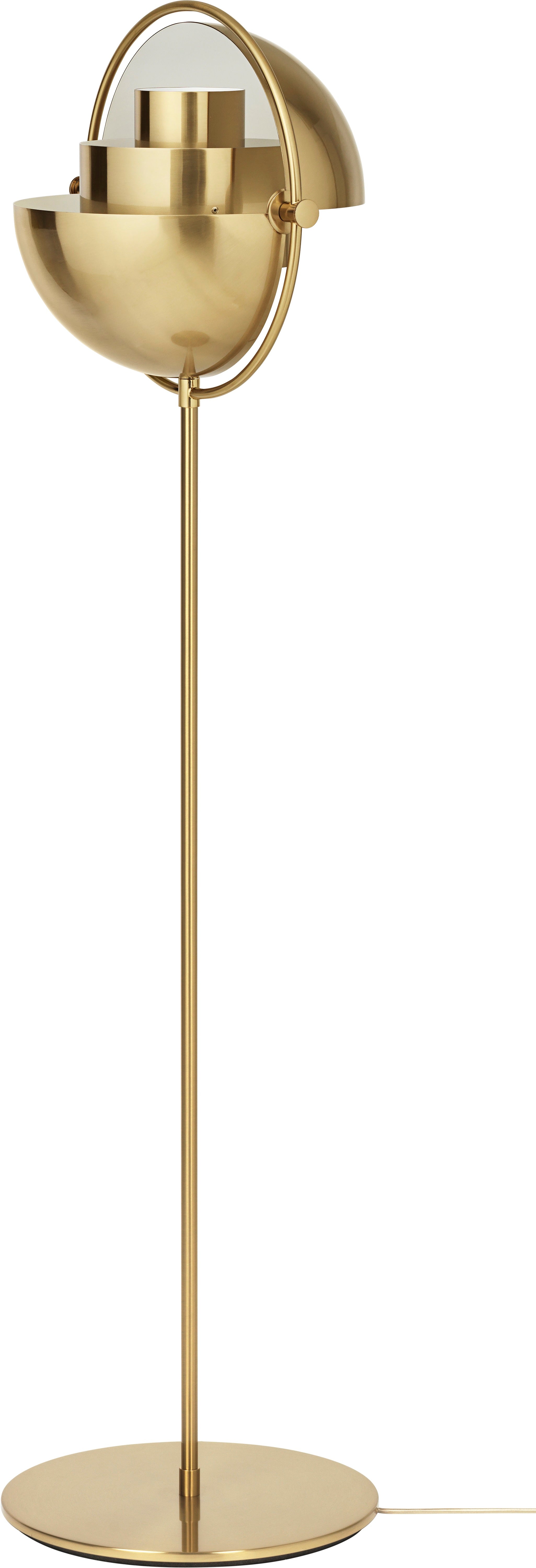 MULTI-LITE brass floor lamp