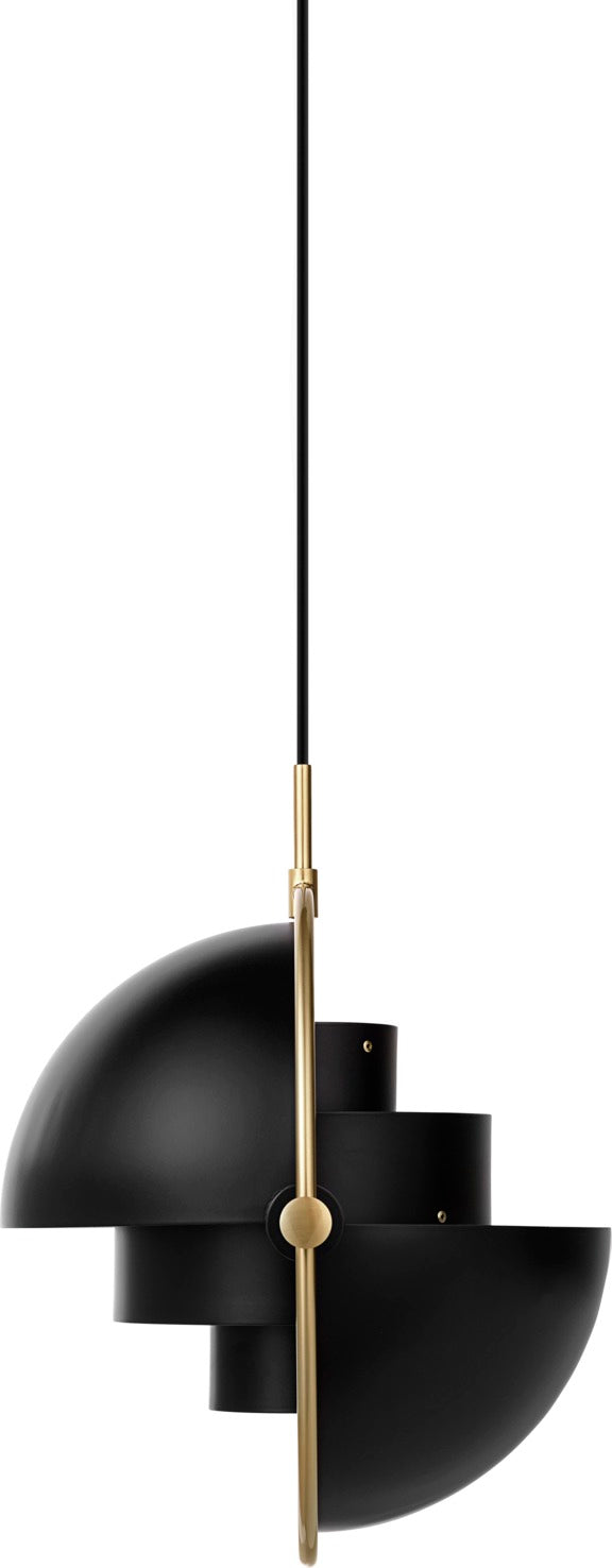 MULTI-LITE Pendelleuchte mattschwarz