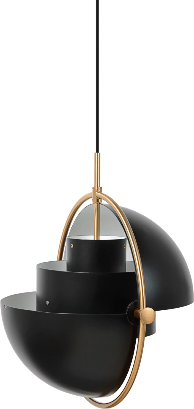 MULTI-LITE Pendelleuchte mattschwarz