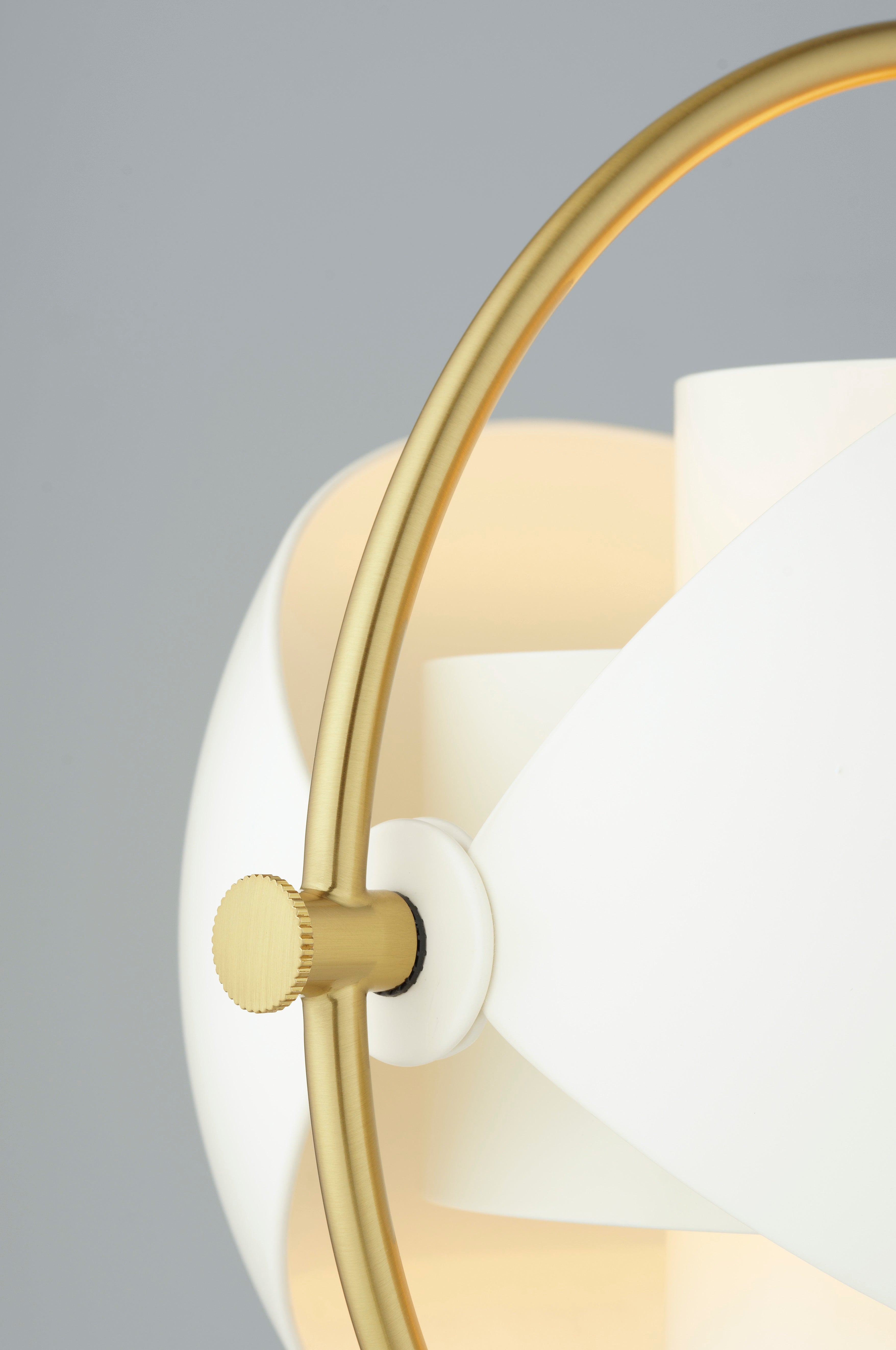 MULTI-LITE table lamp in black with a chrome base