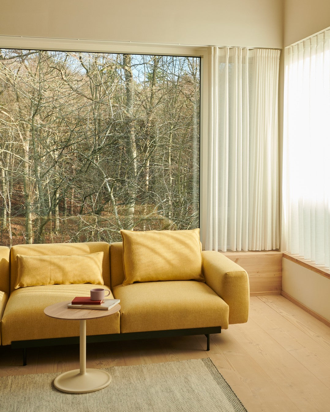 2-Seater Open Left-Arm Sofa IN SITU Upholstered