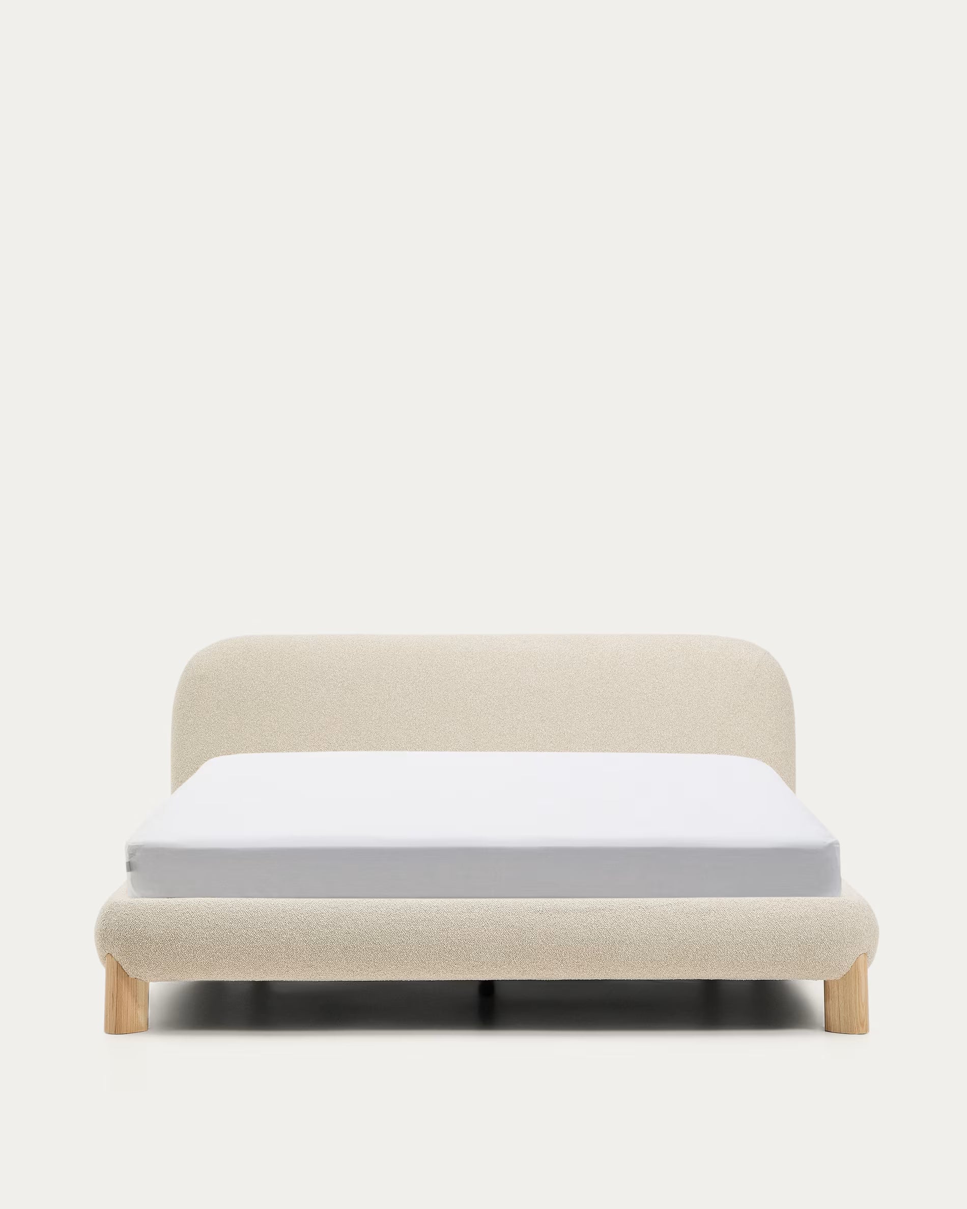 ODINA bed ecru with ash base