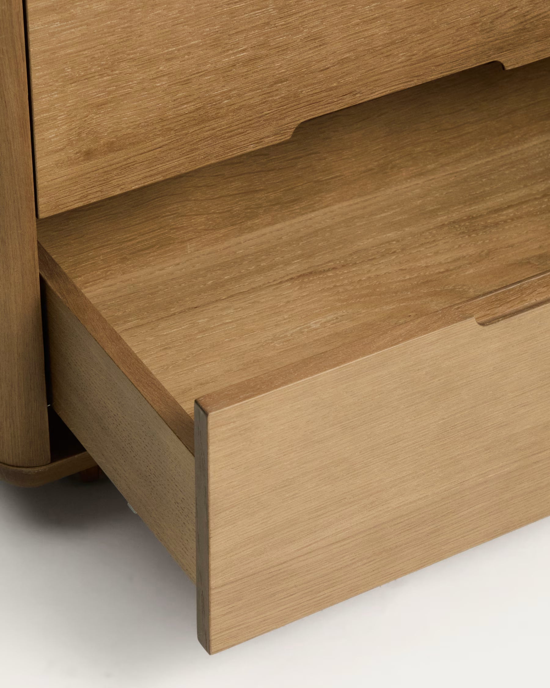 ARELIDA Oak Veneer Nightstand
