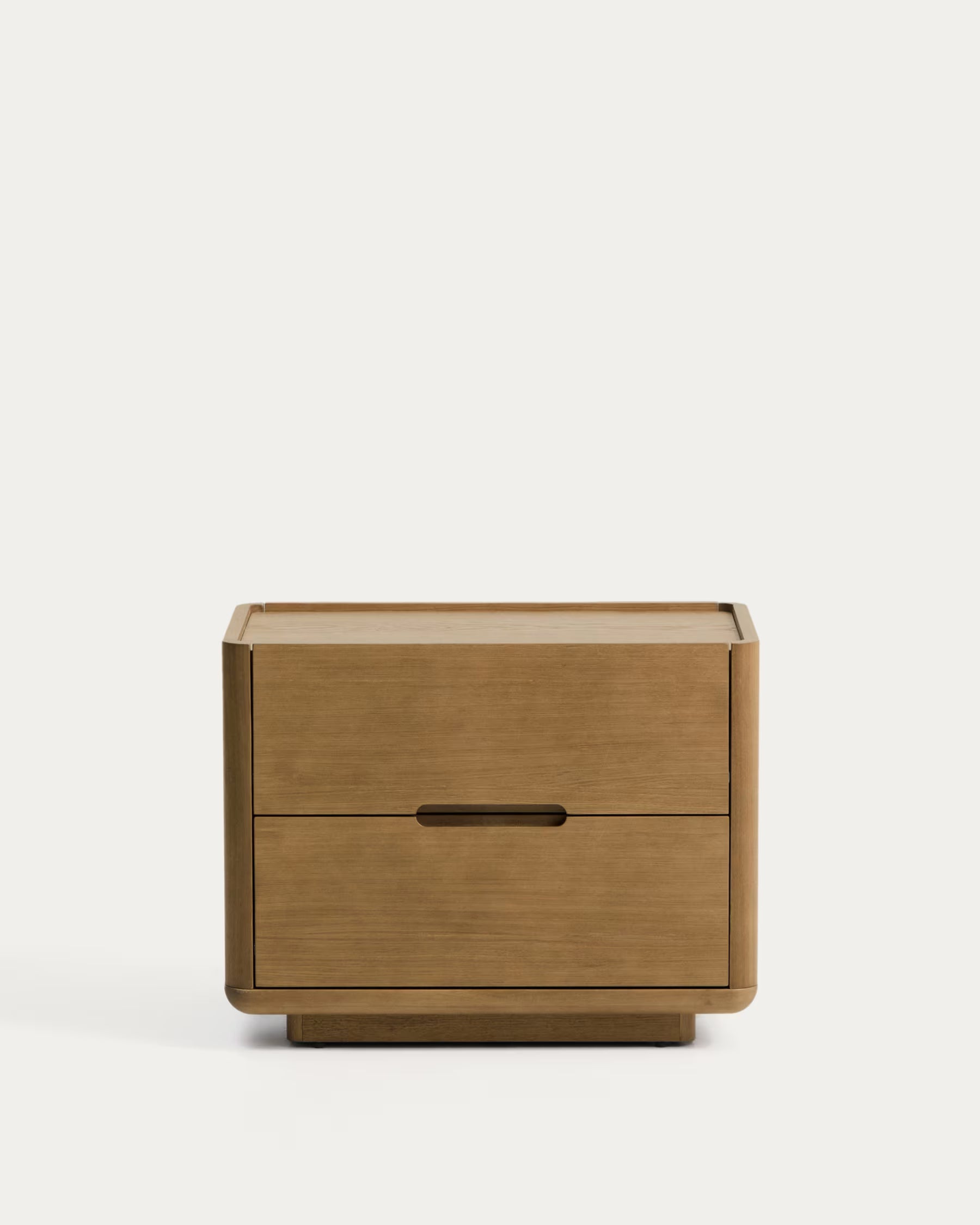 ARELIDA Oak Veneer Nightstand