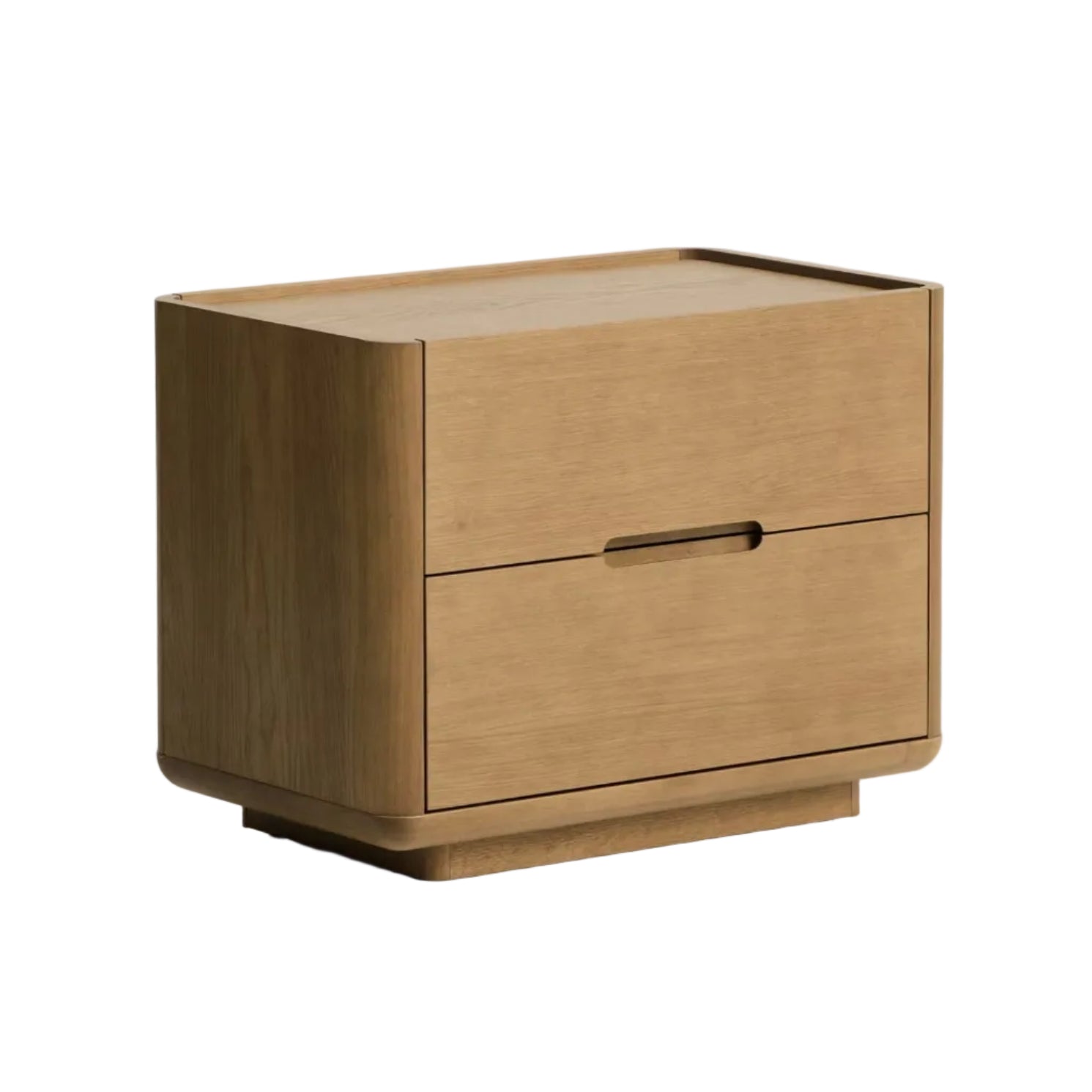 ARELIDA Oak Veneer Nightstand