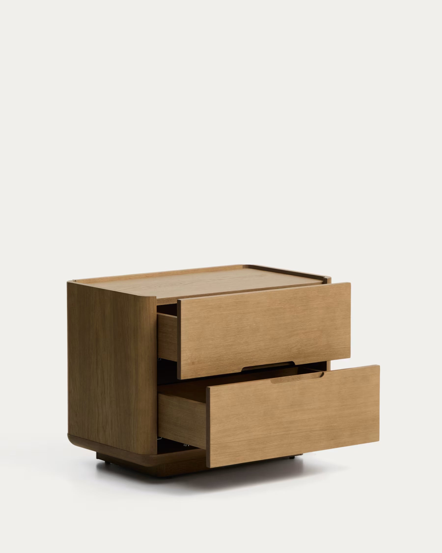 ARELIDA Oak Veneer Nightstand