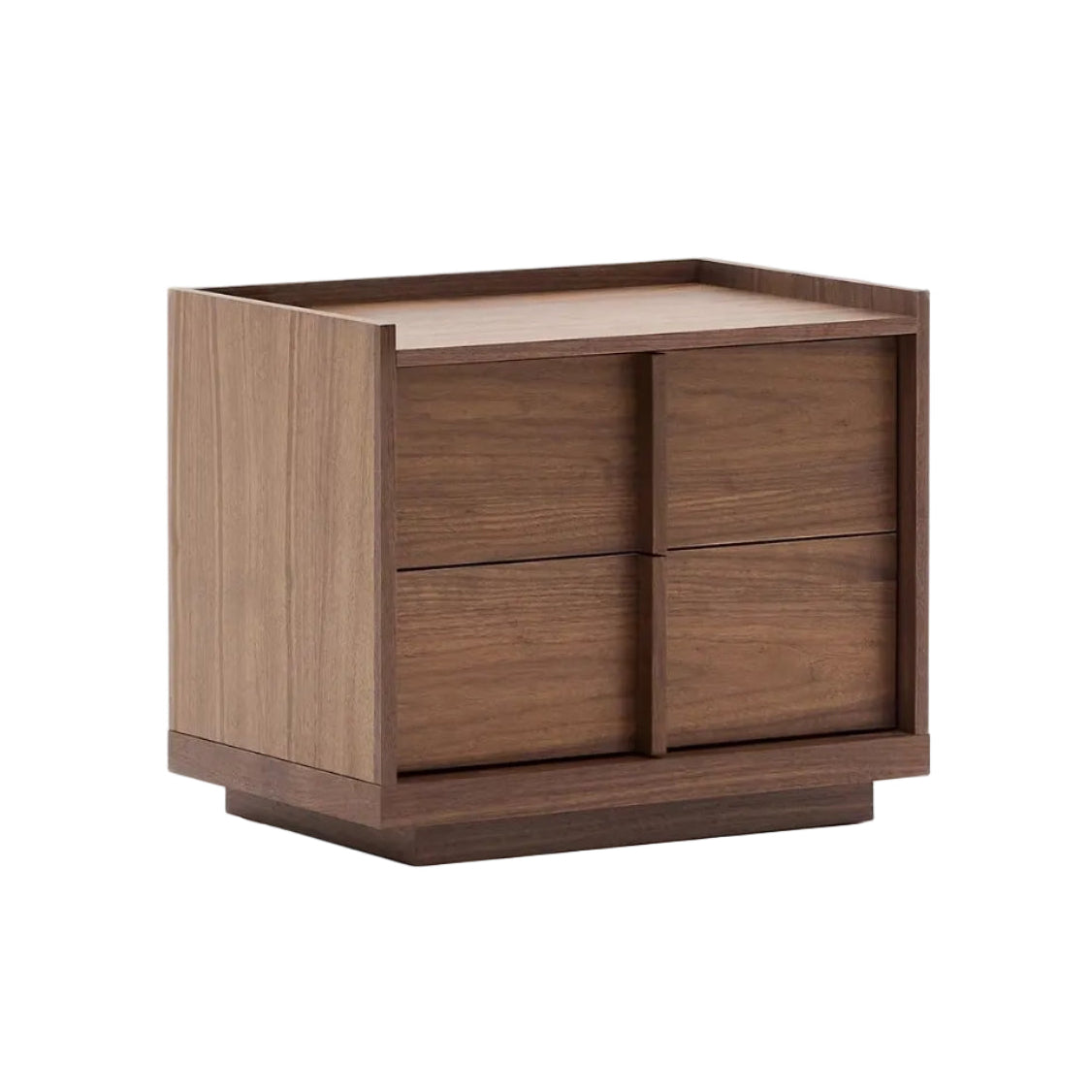 ONIX Walnut Veneer Nightstand