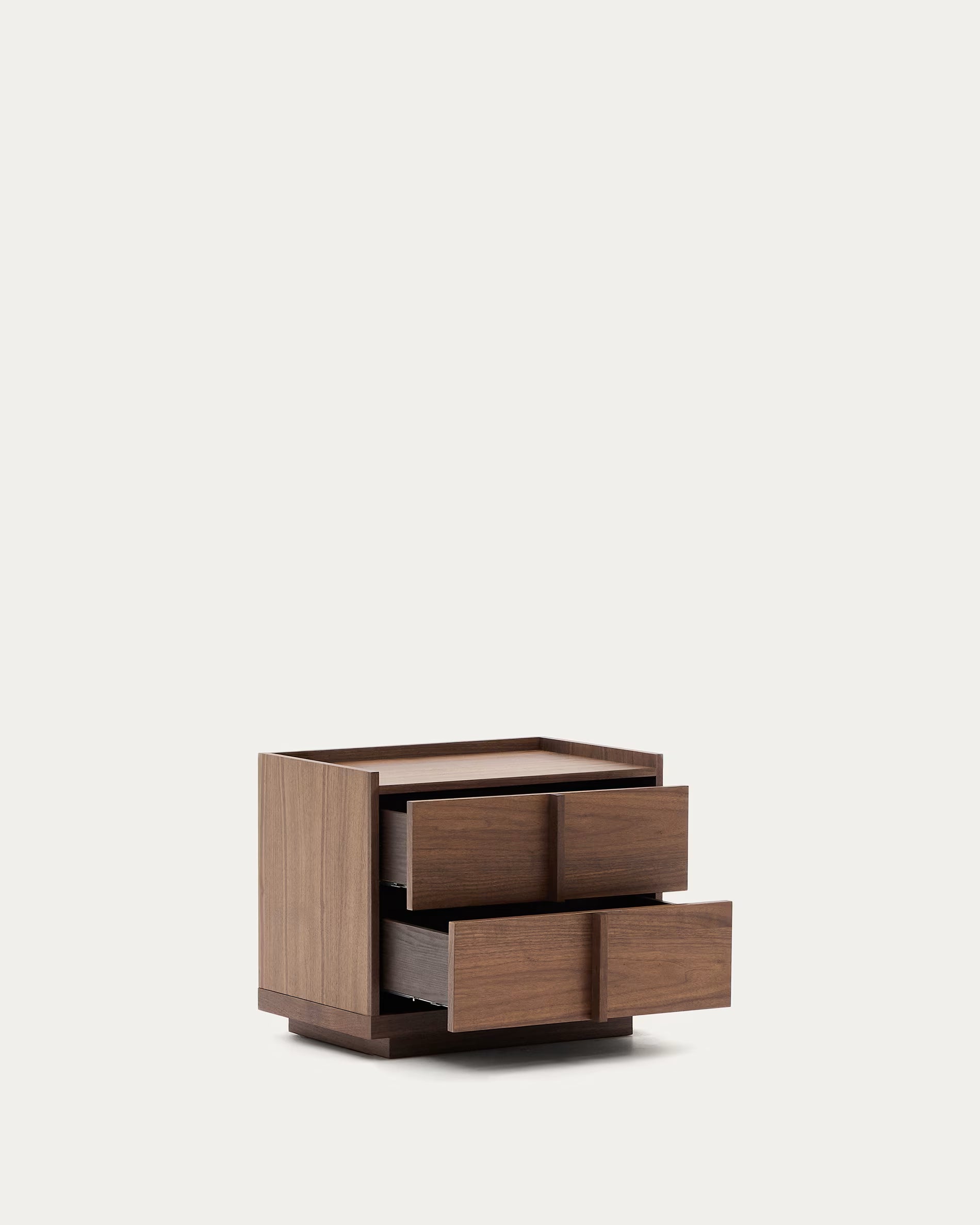 ONIX Walnut Veneer Nightstand