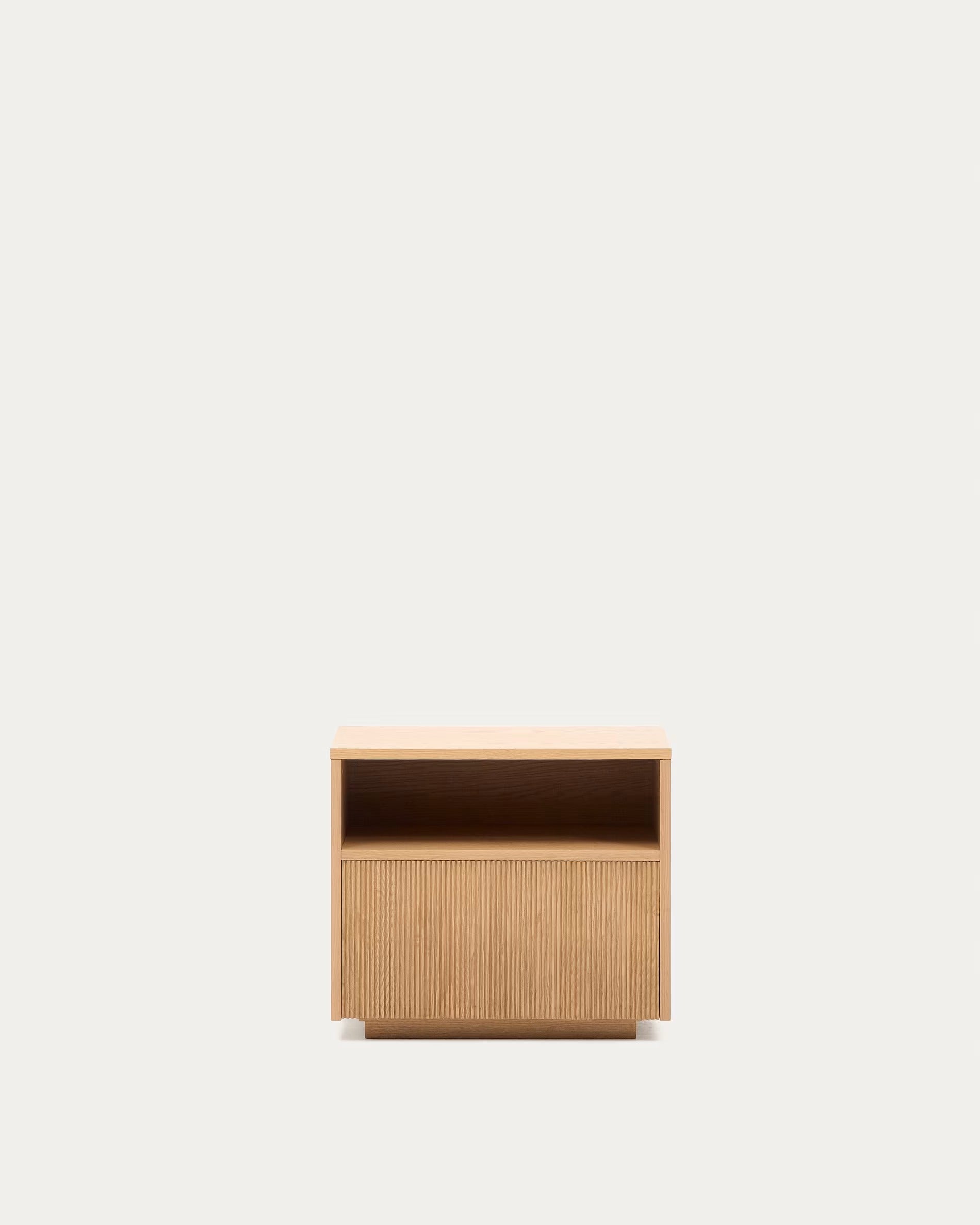 HELVINE Nightstand Oak Veneer