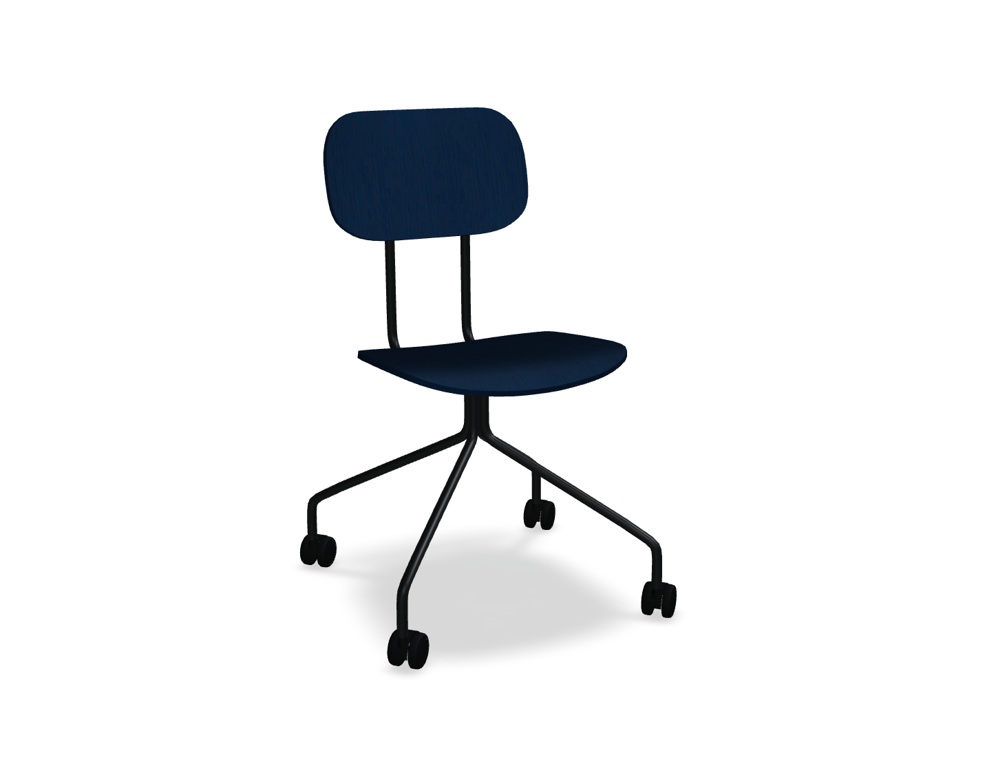 Krzesło biurowe NEW SCHOOL czarna podstawa – .mdd