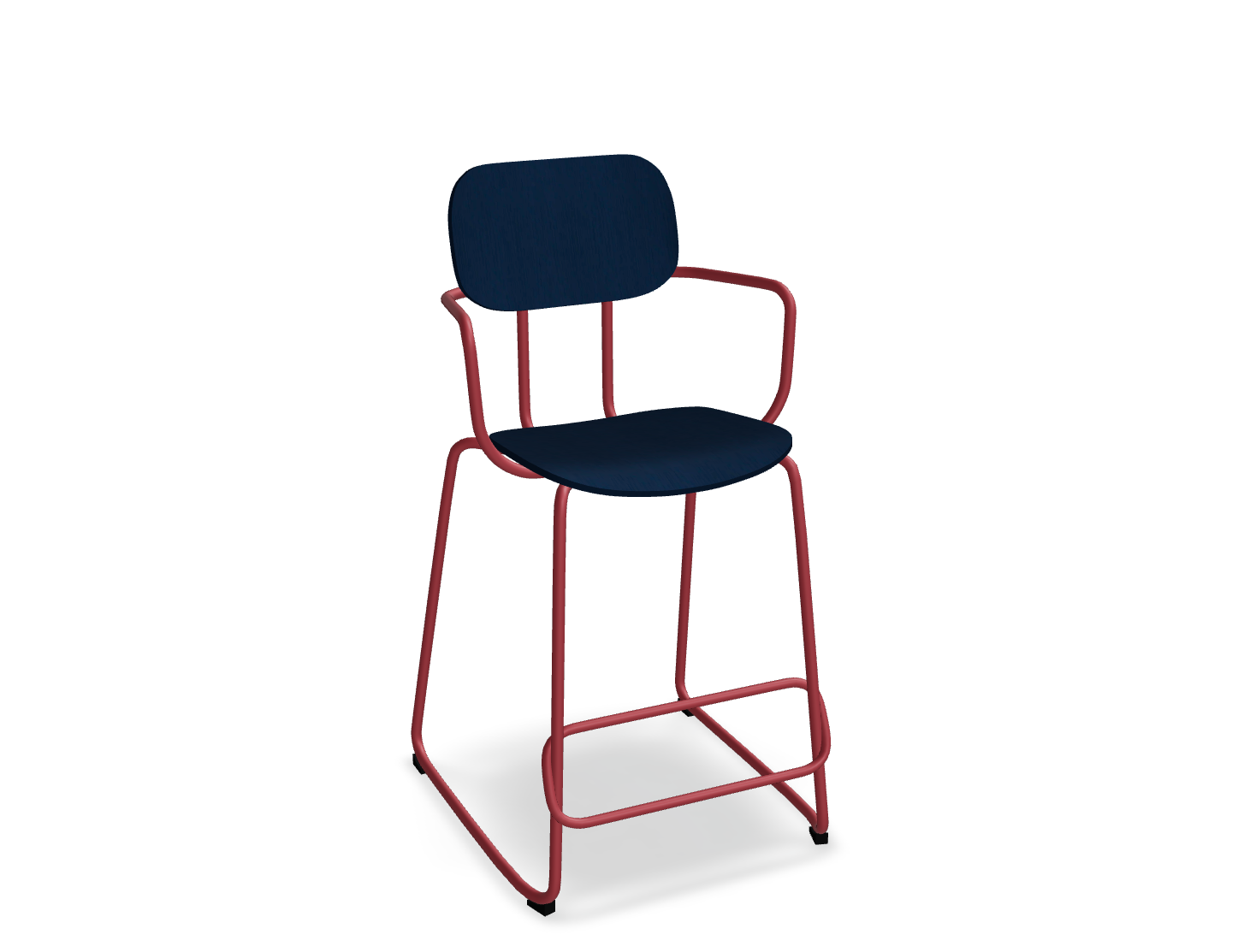 Hoker NEW SCHOOL czerwona podstawa – .mdd