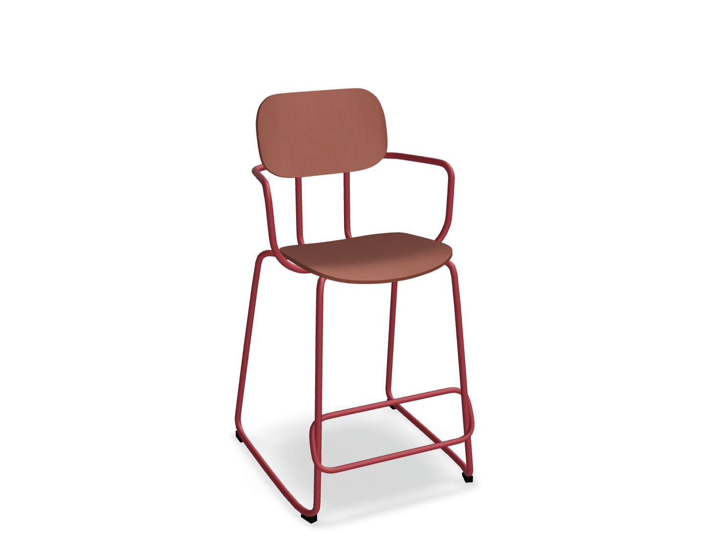 Hoker NEW SCHOOL czerwona podstawa – .mdd