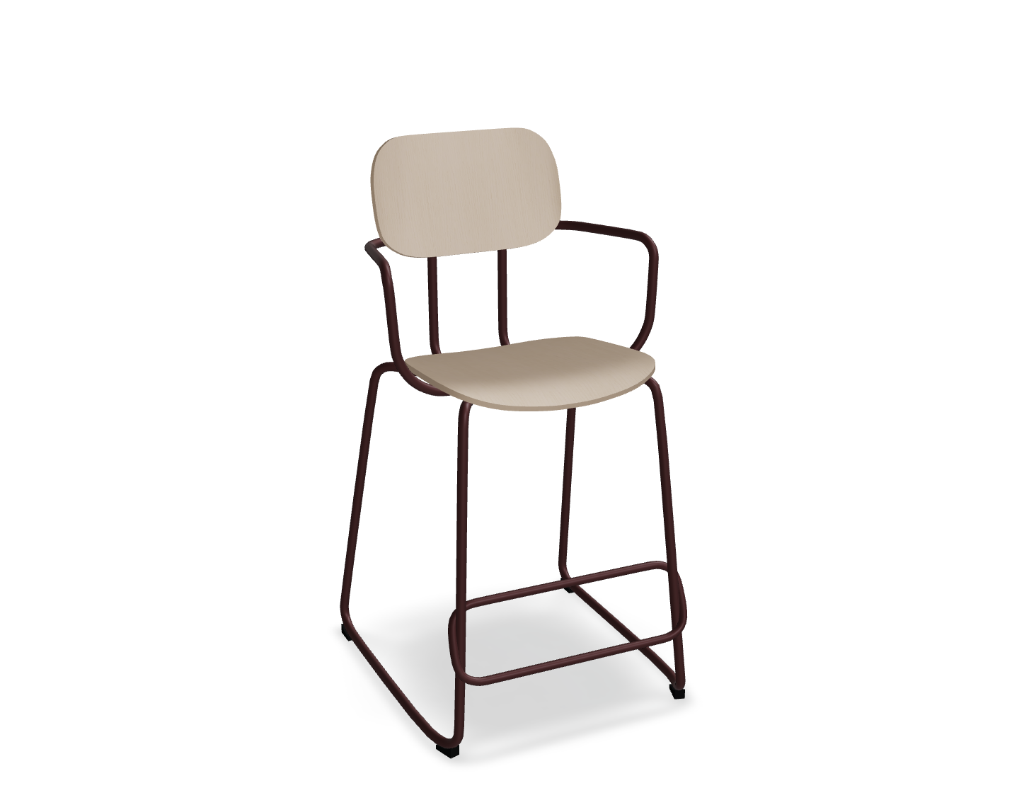 Hoker NEW SCHOOL bordowa podstawa – .mdd