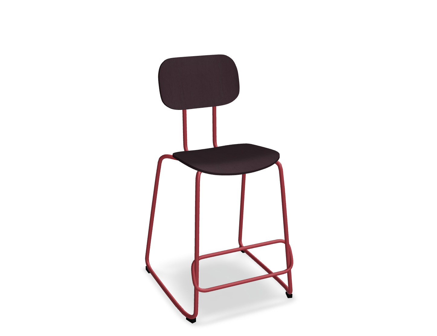 Hoker NEW SCHOOL czerwona podstawa – .mdd