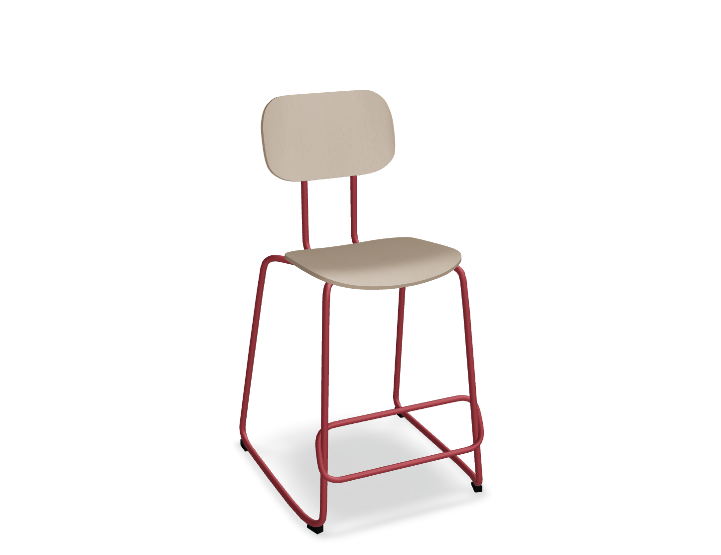 Hoker NEW SCHOOL czerwona podstawa – .mdd