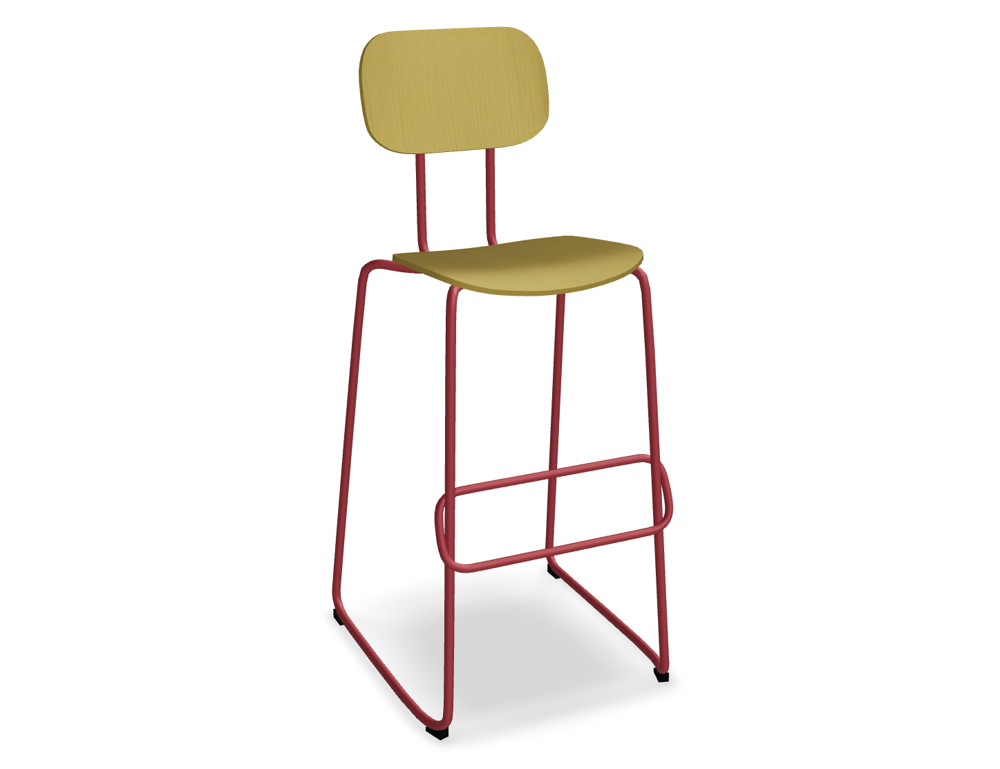 Hoker NEW SCHOOL czerwona podstawa – .mdd