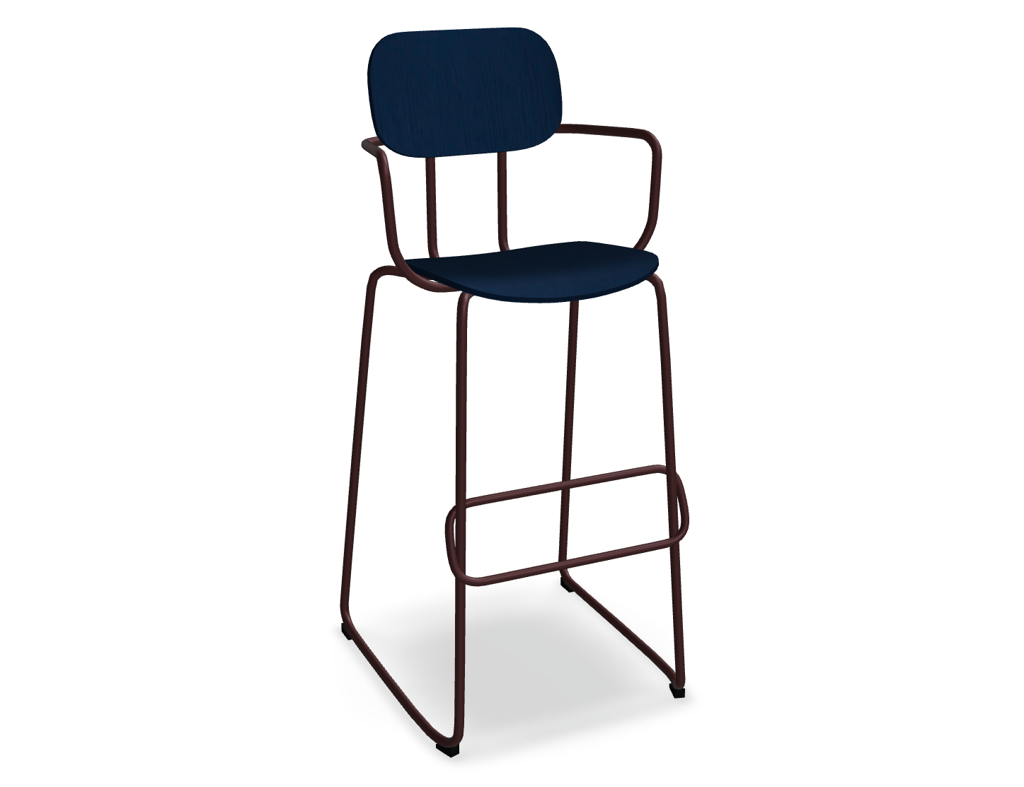 Hoker NEW SCHOOL bordowa podstawa – .mdd