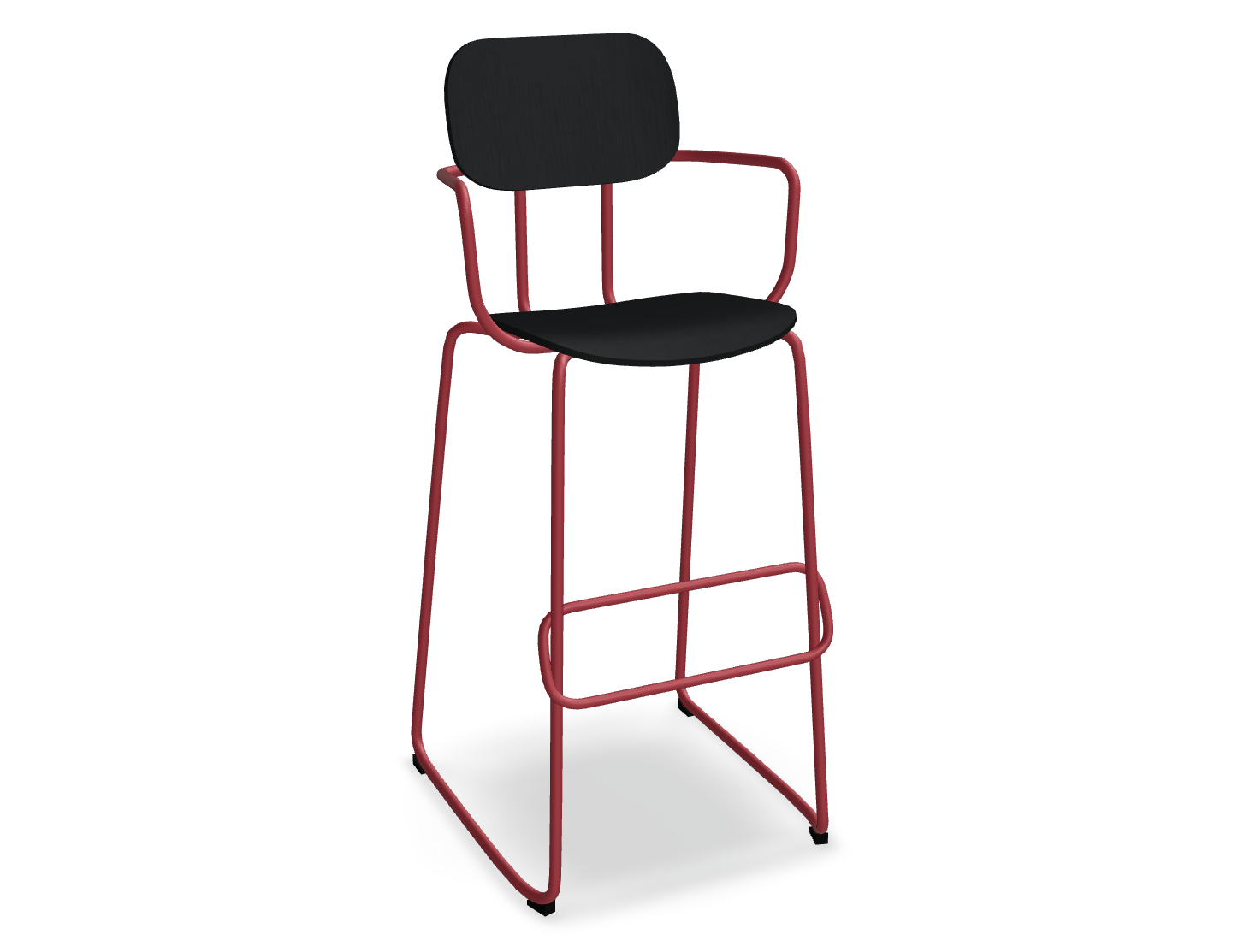 Hoker NEW SCHOOL czerwona podstawa – .mdd