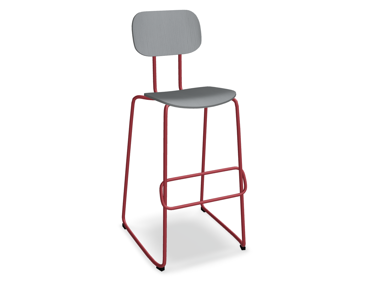 Hoker NEW SCHOOL czerwona podstawa – .mdd