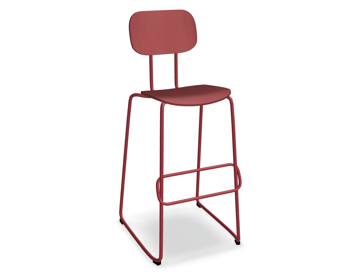 Hoker NEW SCHOOL czerwona podstawa – .mdd