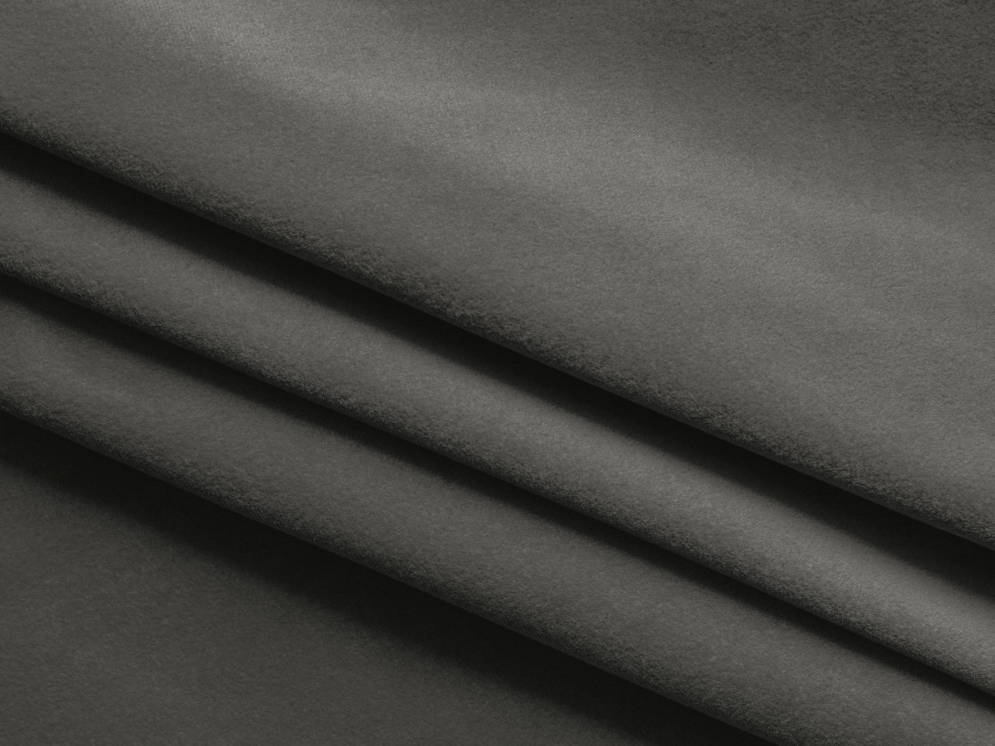 Panoramic Velvet Corner Sofa with Sleeping Function NANEA in Steel Gray
