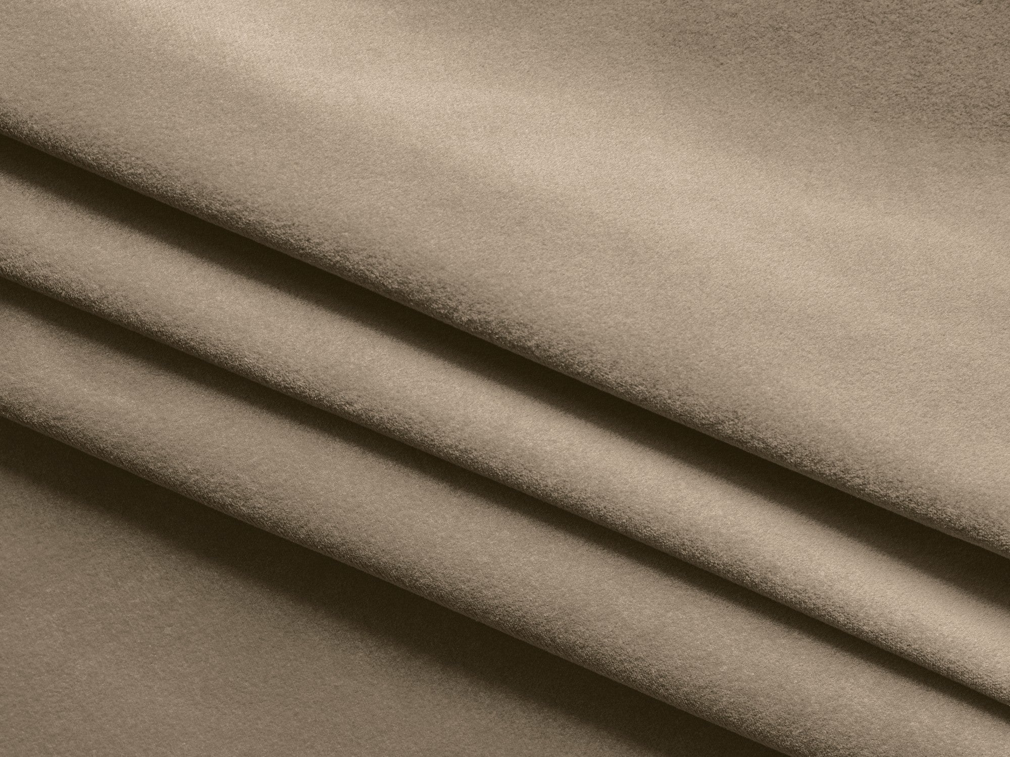 Panoramic Velvet Corner Sofa with Sleeping Function NANEA Dark Beige