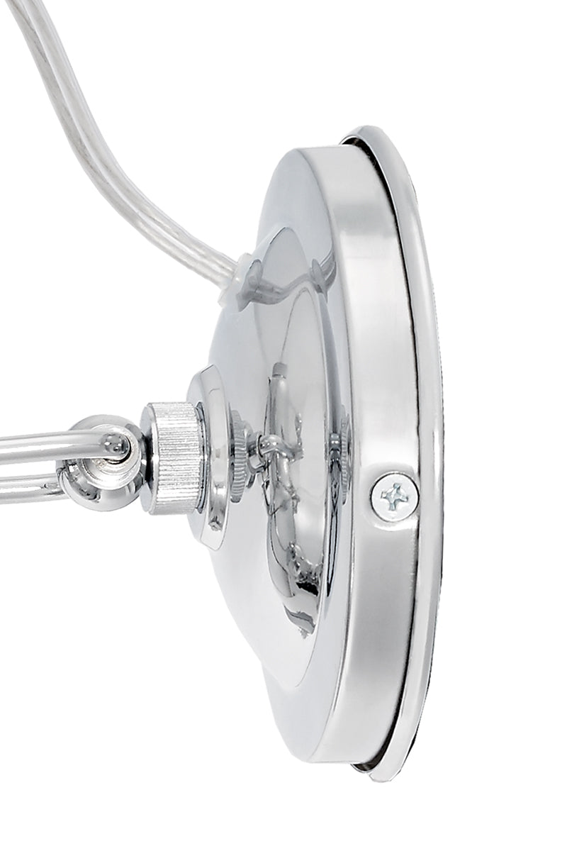 NAUTILIUS chrome wall lamp