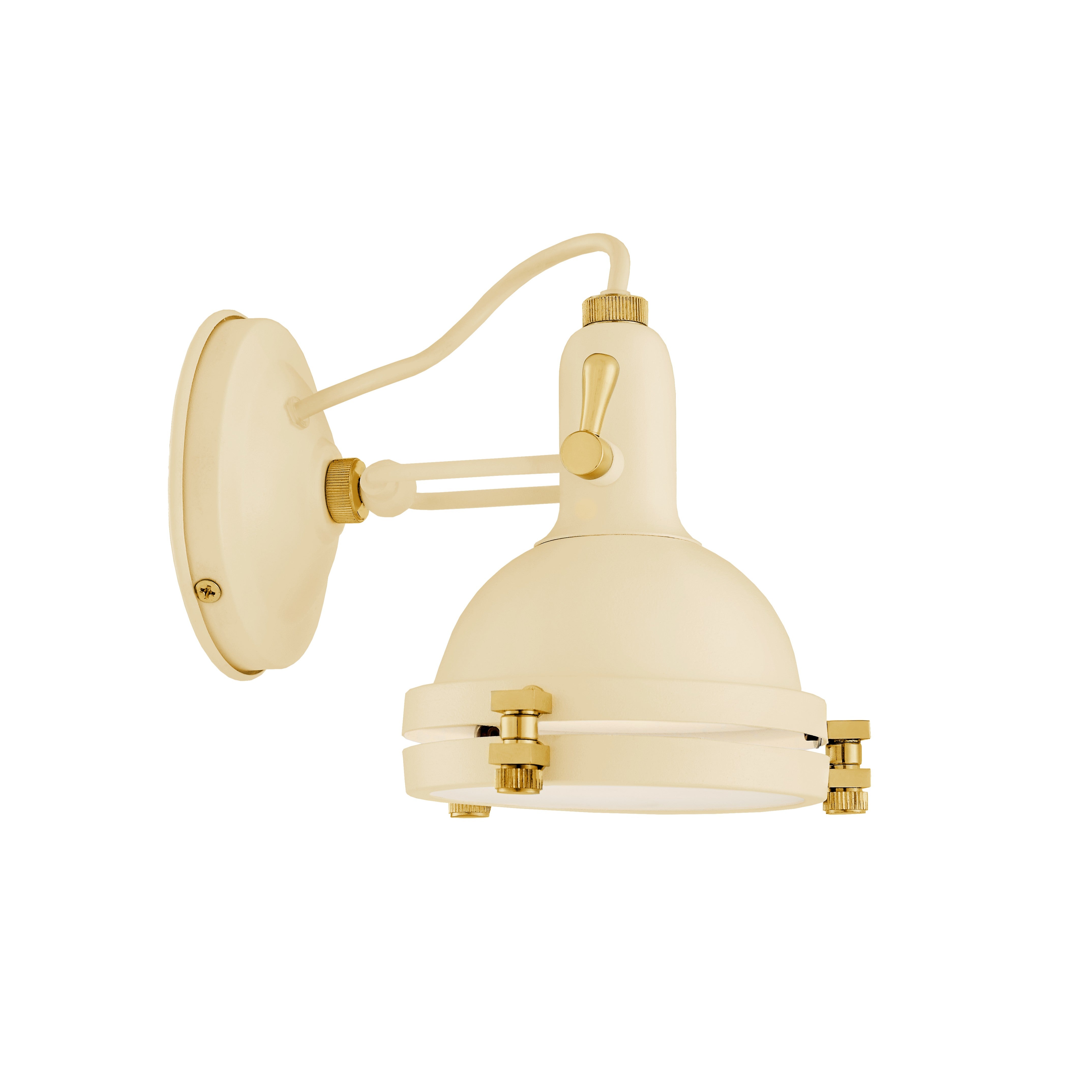 adjustable wall lamp NAUTILIUS cream