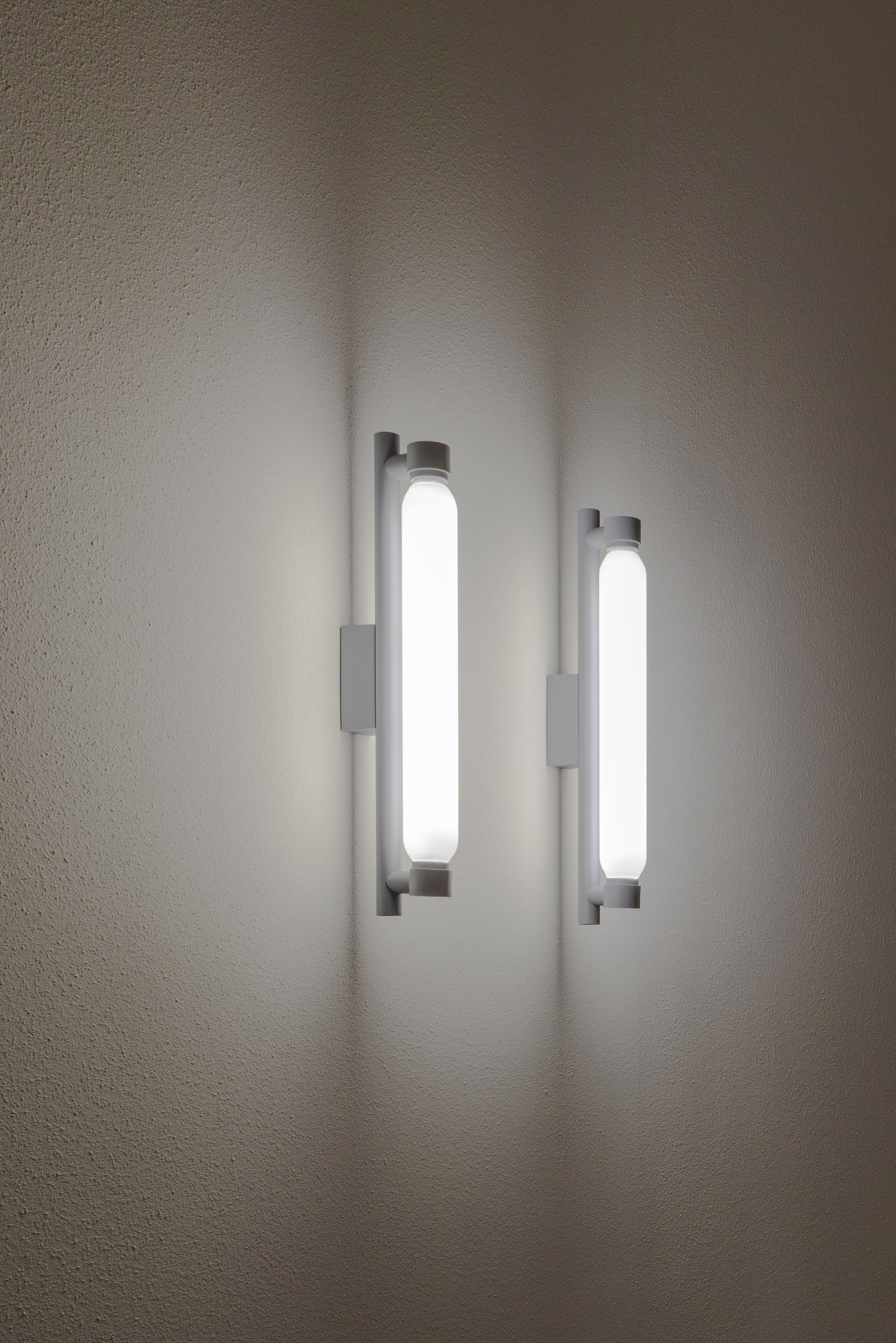 La Roche Wandlampe grau