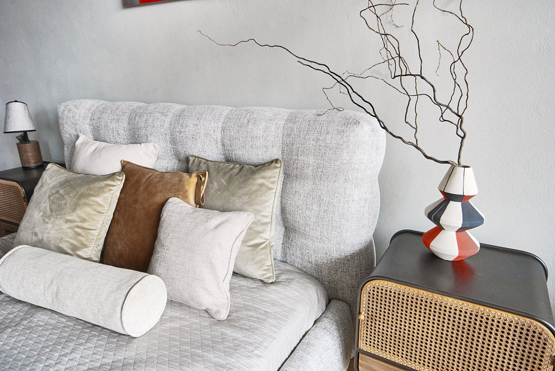 Upholstered bed MICHELLE customizable