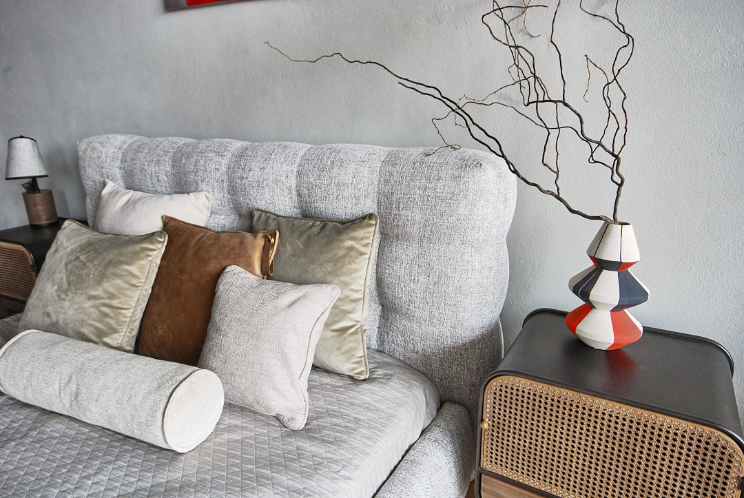 Upholstered bed MICHELLE customizable