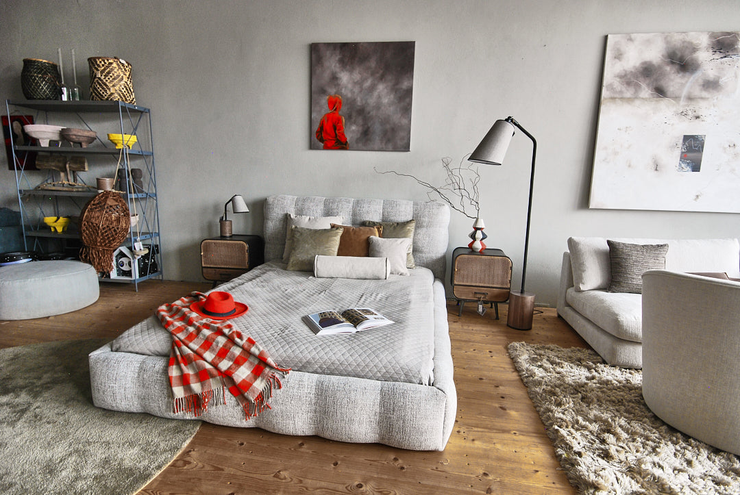 Upholstered bed MICHELLE customizable