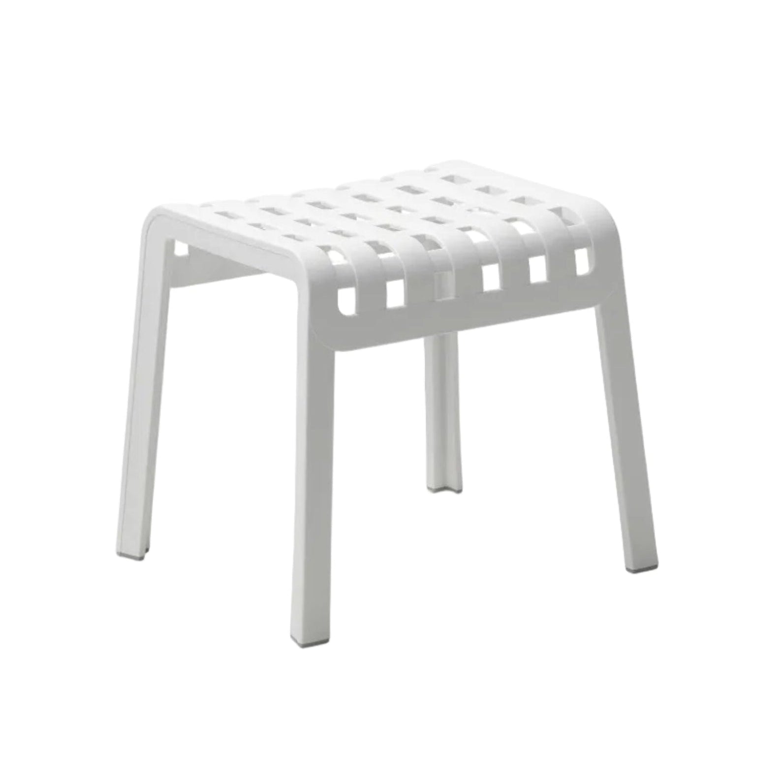 POGGIO White Outdoor Footrest