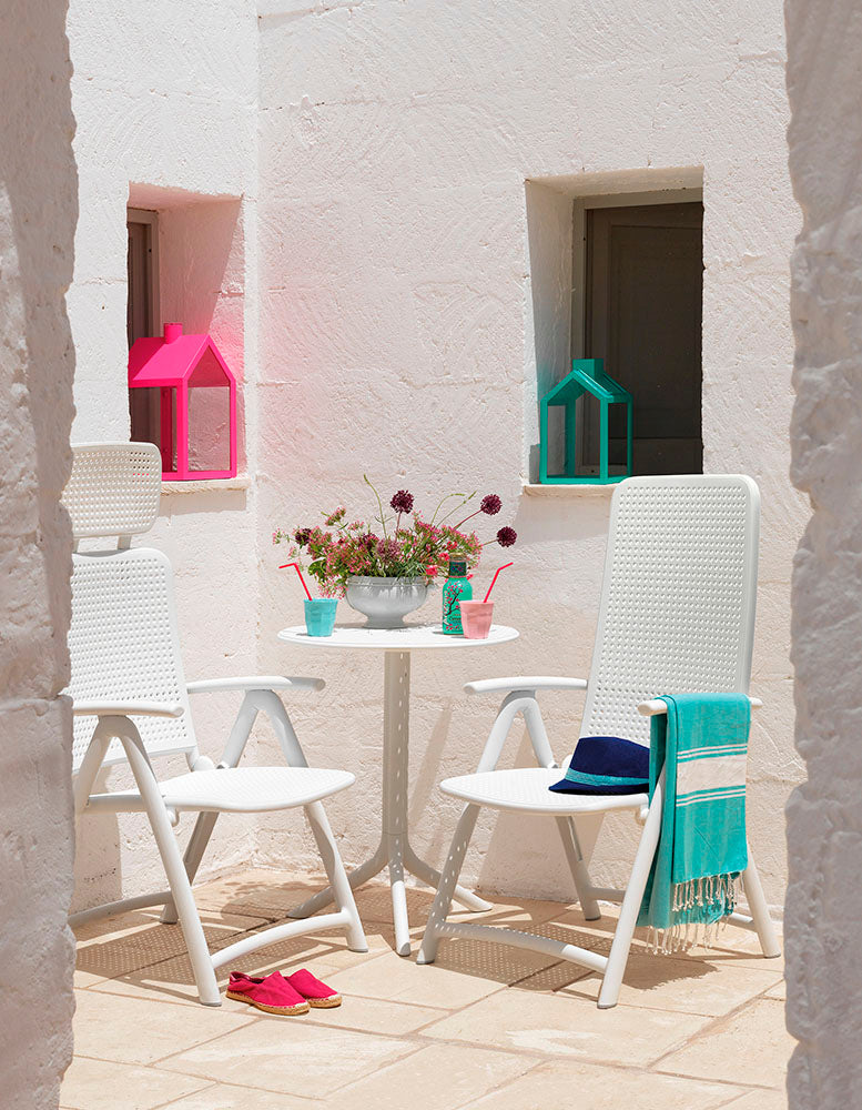 Folding Outdoor Armchair DARSENA White