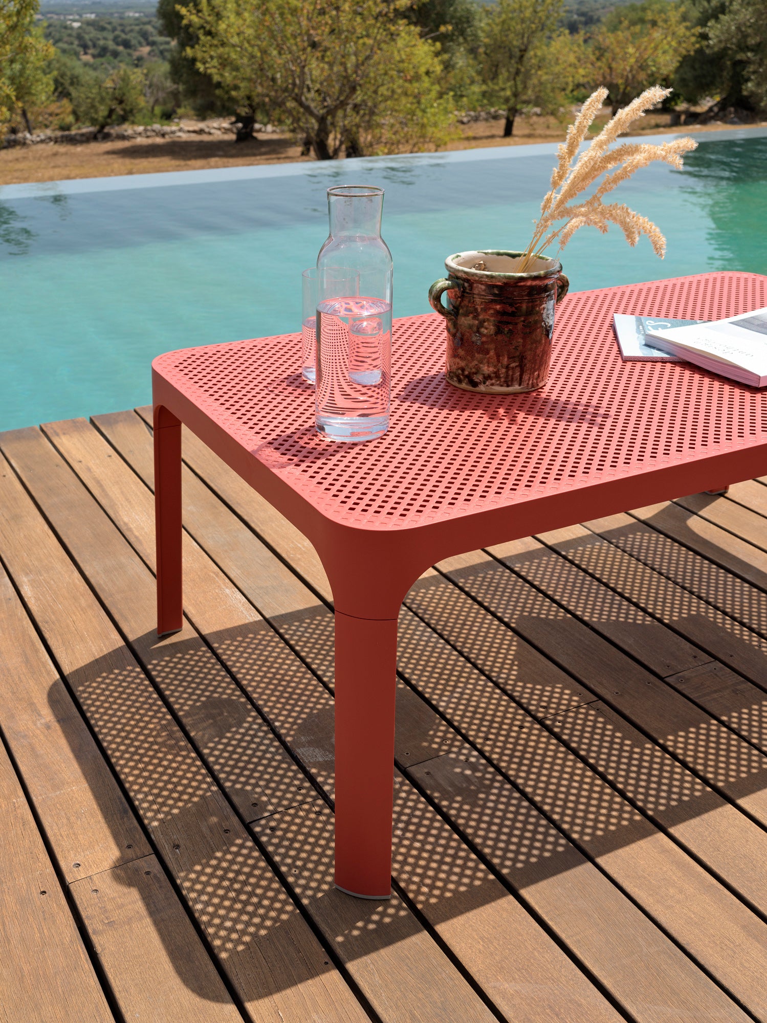 NET Outdoor Bench Coral