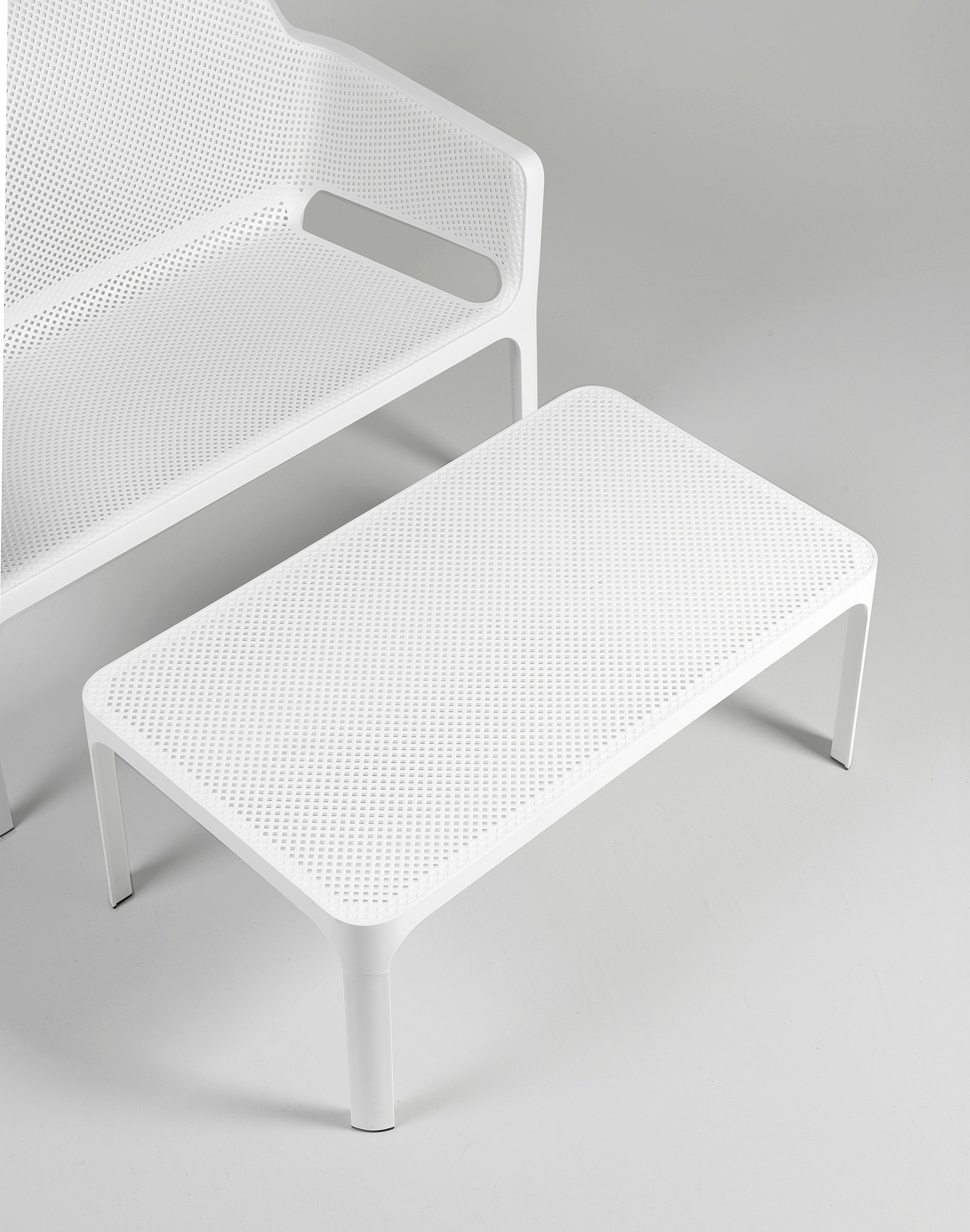 NET Outdoor Bench White