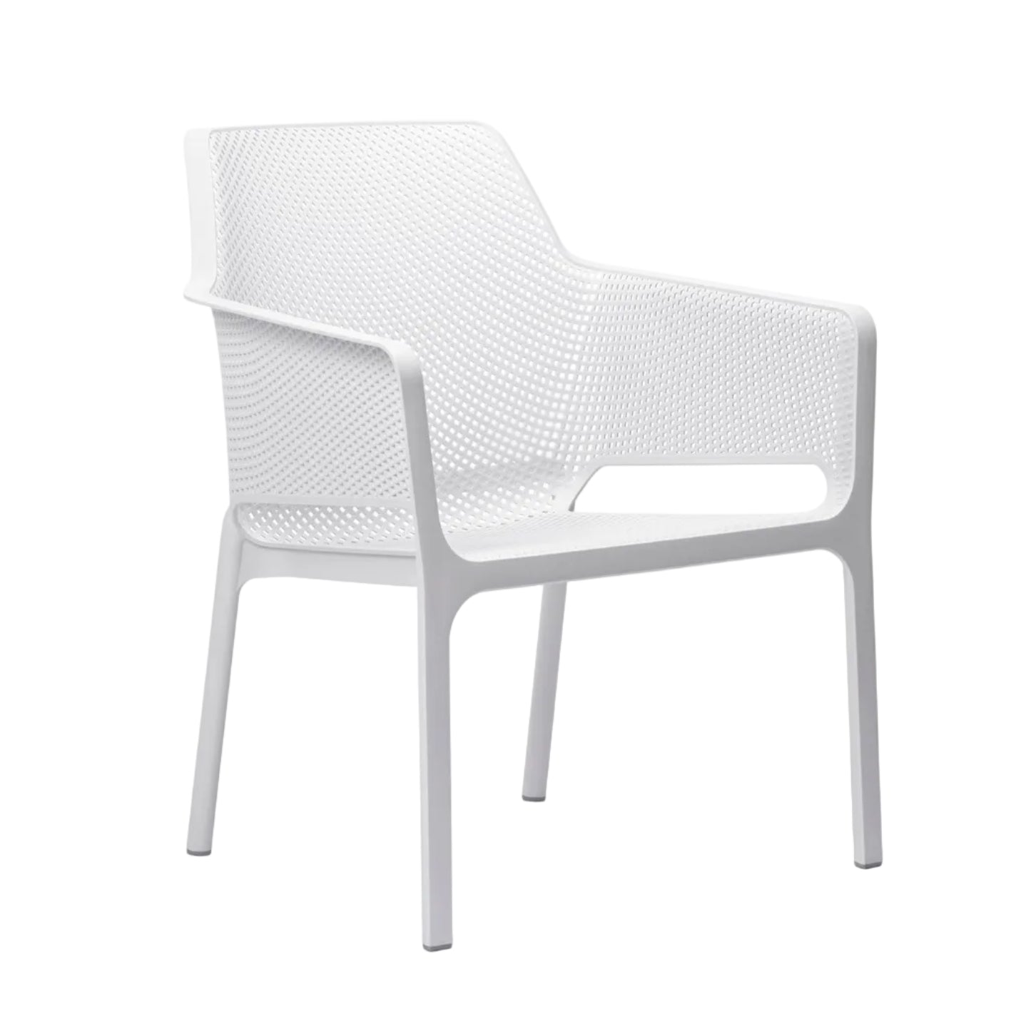 NET RELAX outdoor armchair white