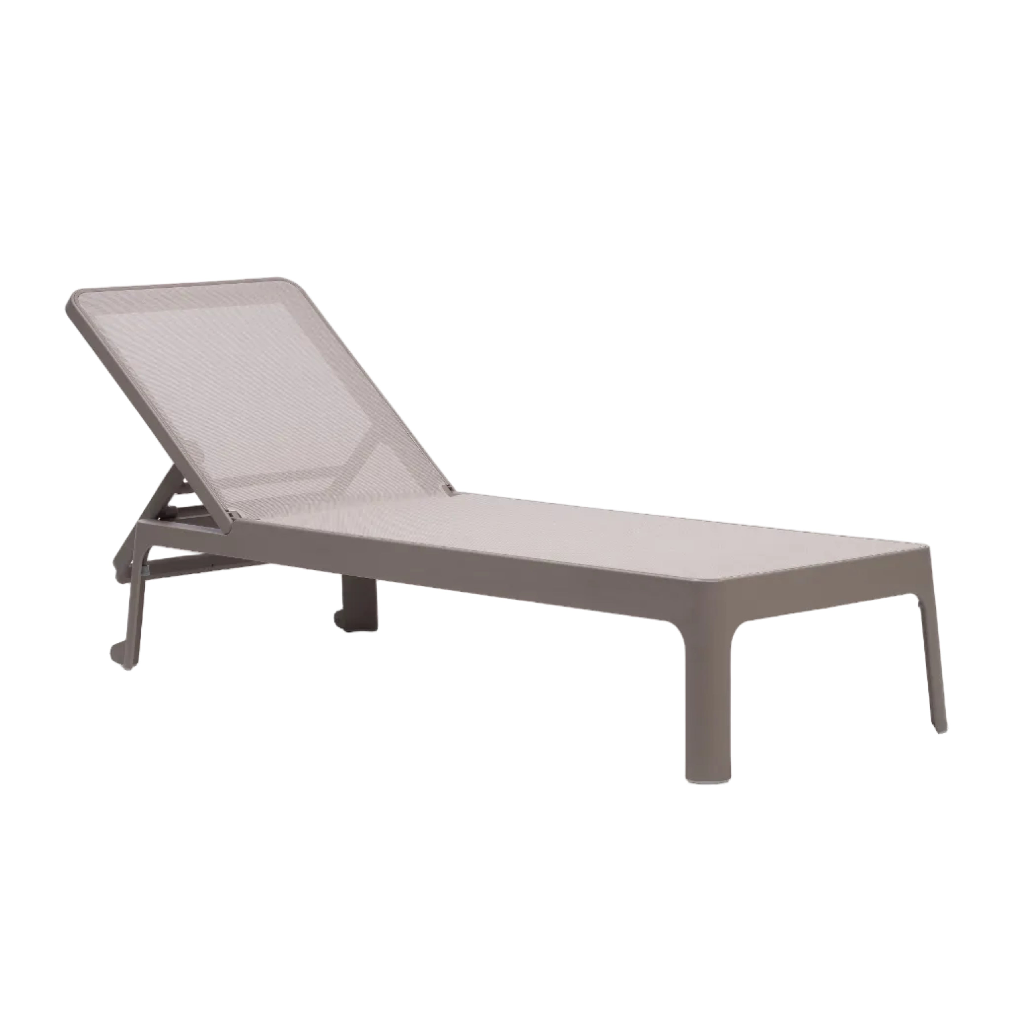 PLANO taupe outdoor lounger
