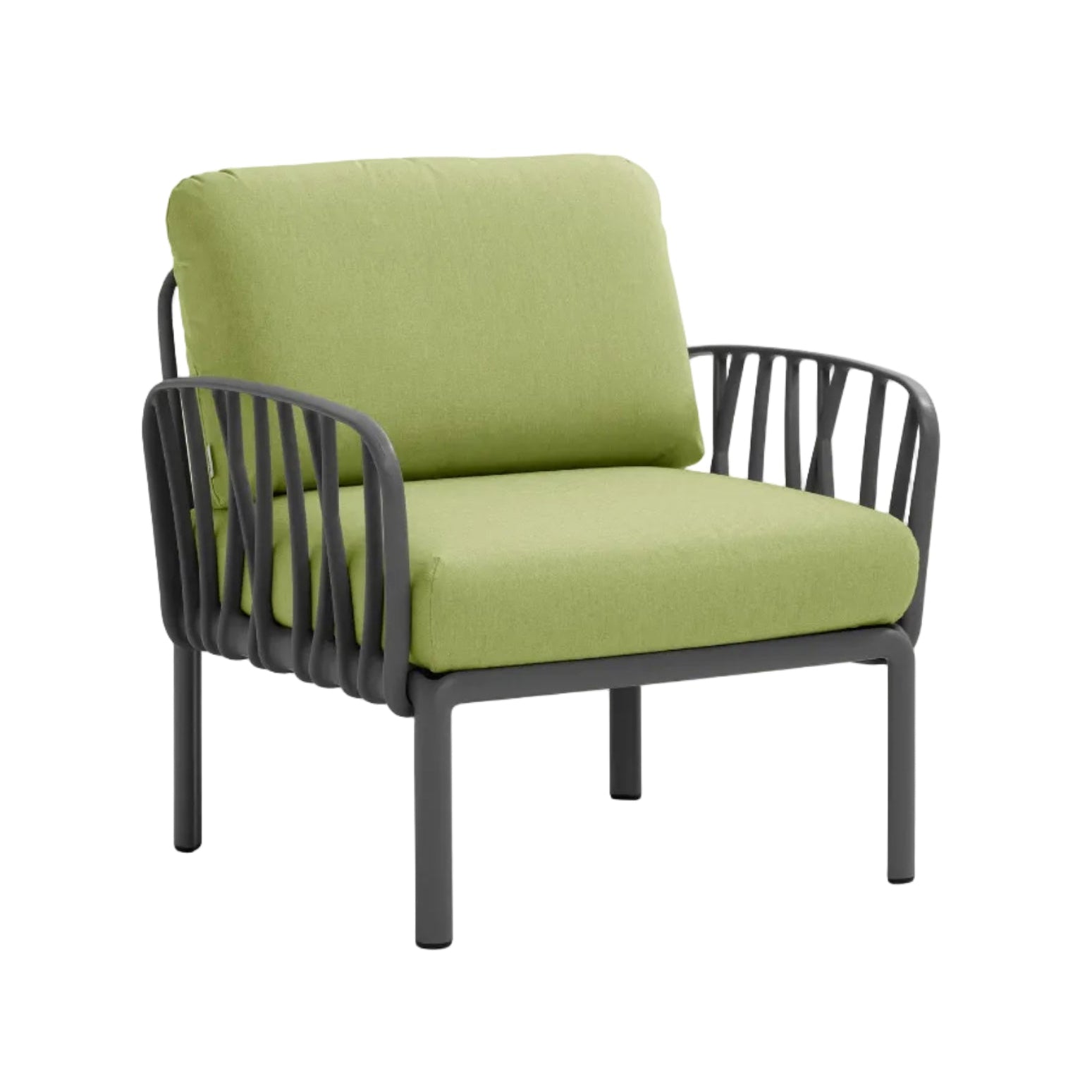 Outdoor Armchair KOMODO Green Sunbrella® with Anthracite Base
