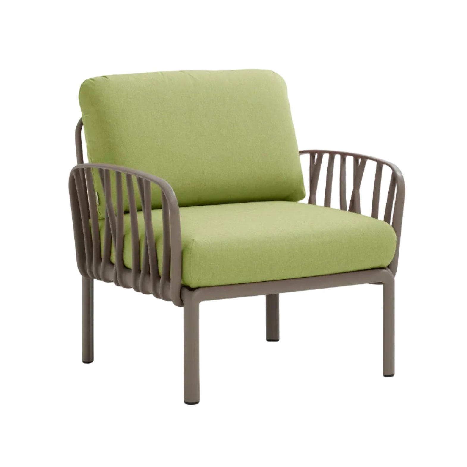 Outdoor Armchair KOMODO Green Sunbrella® with Taupe Base