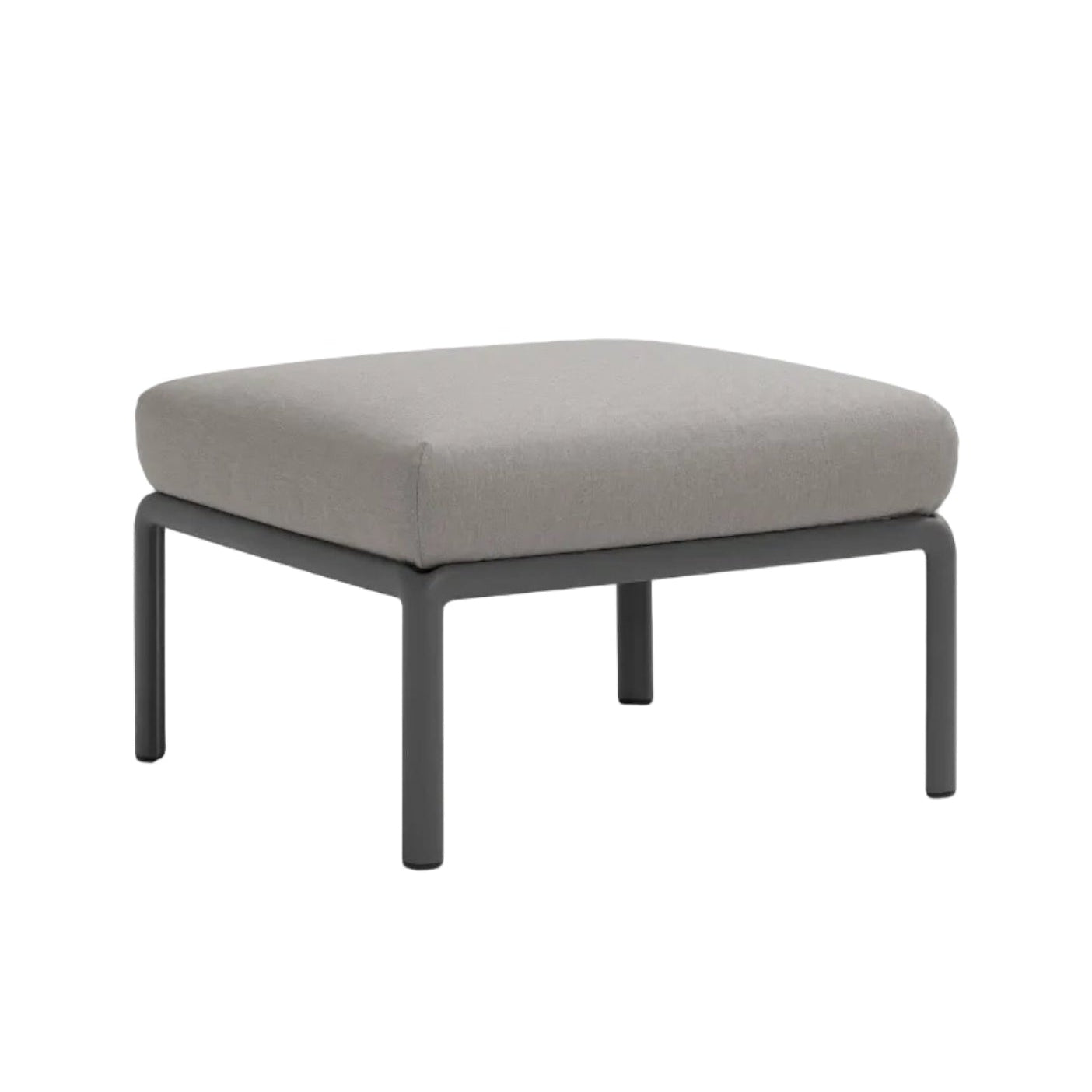 Outdoor Pouf KOMODO Gray with Anthracite Base