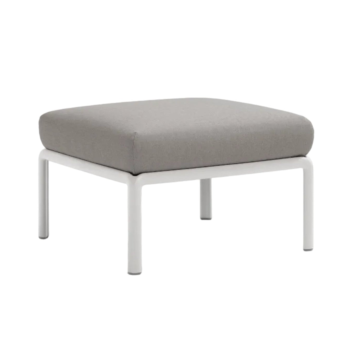 Outdoor Pouf KOMODO gray with white base
