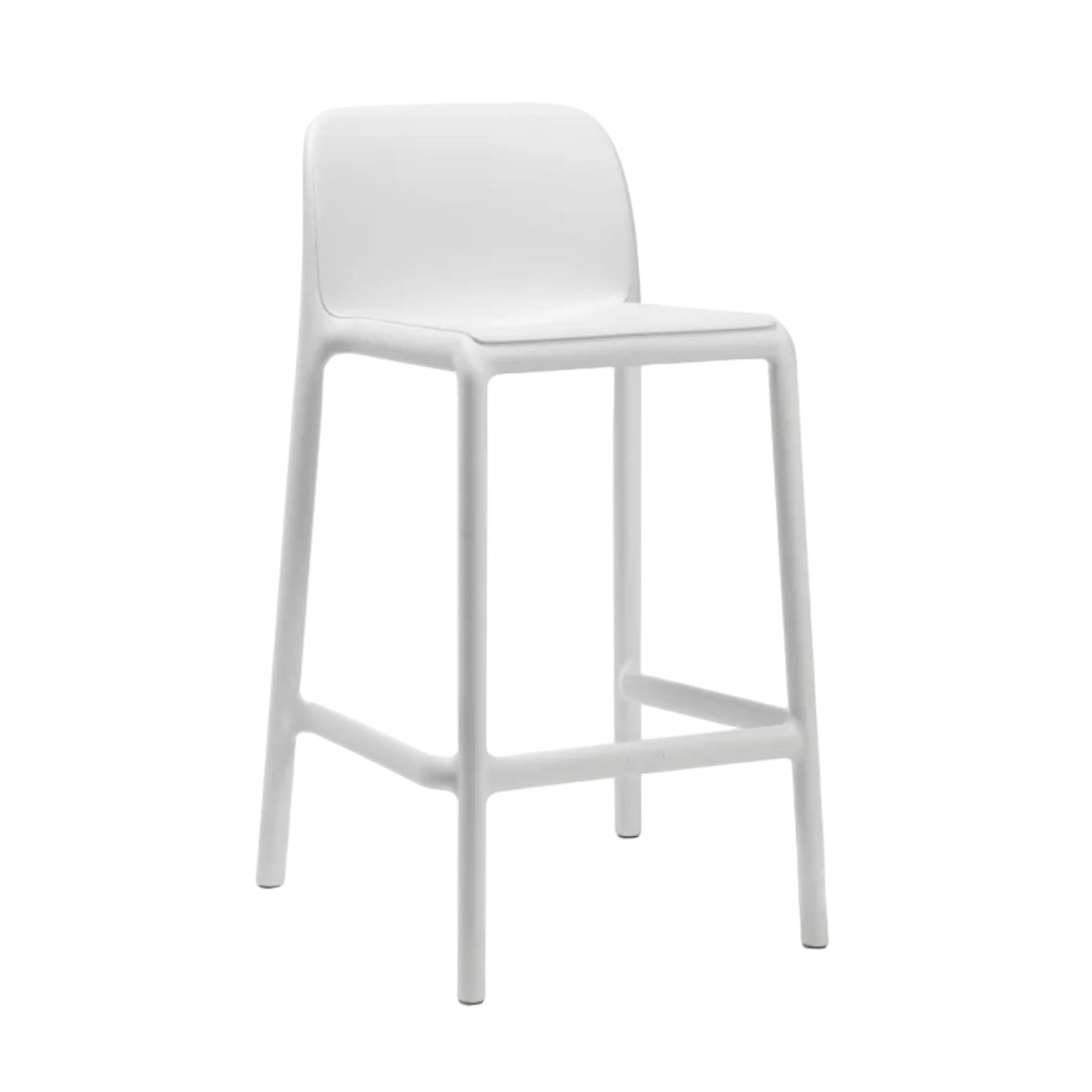 FARO White Outdoor Stool