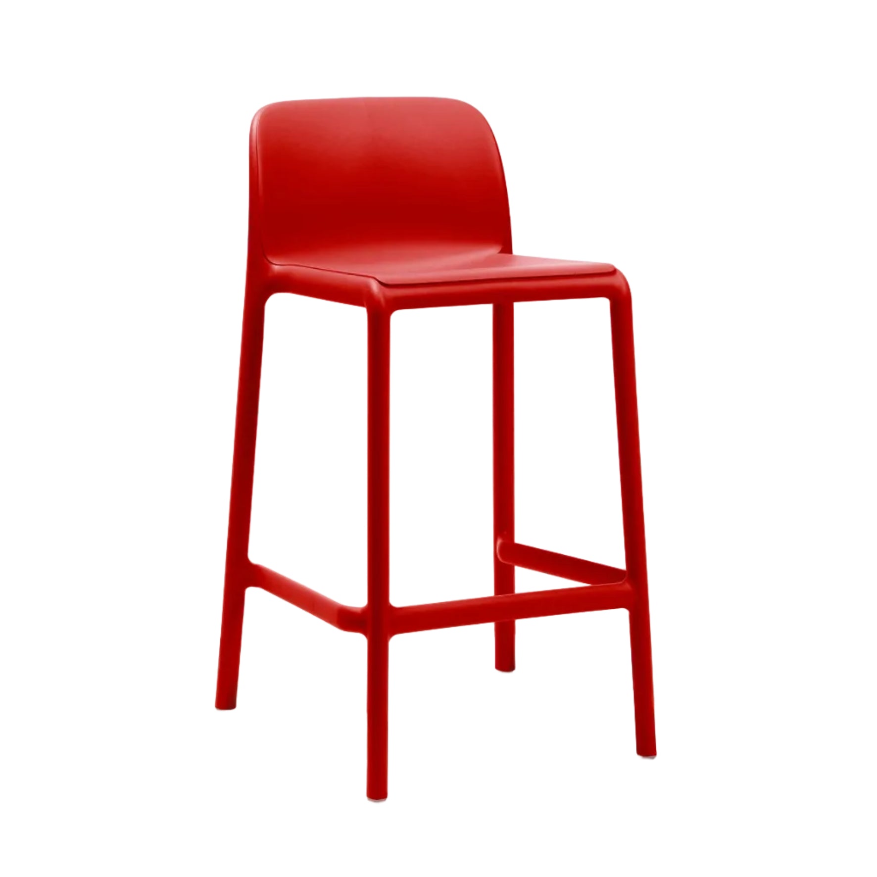 FARO Red Outdoor Stool