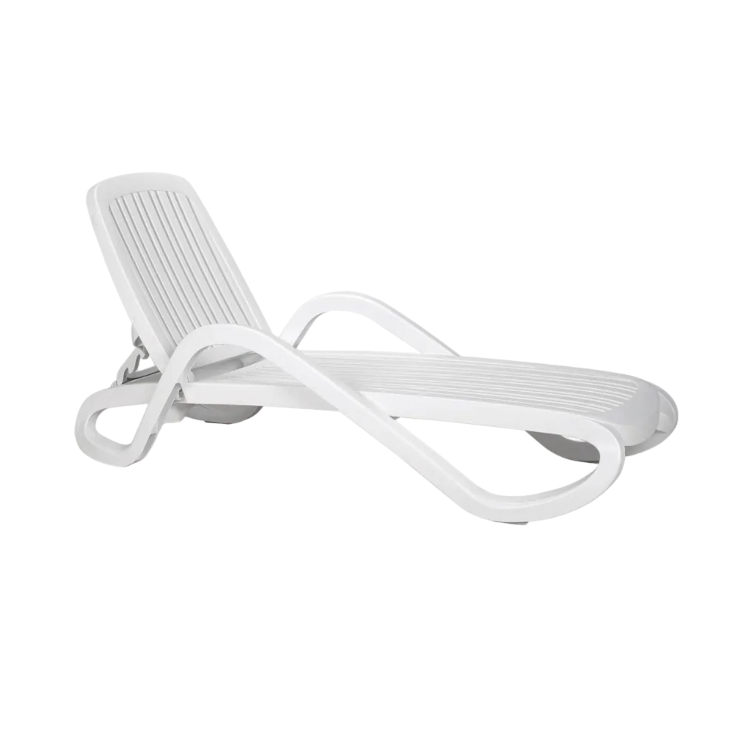 EDEN White Outdoor Lounger