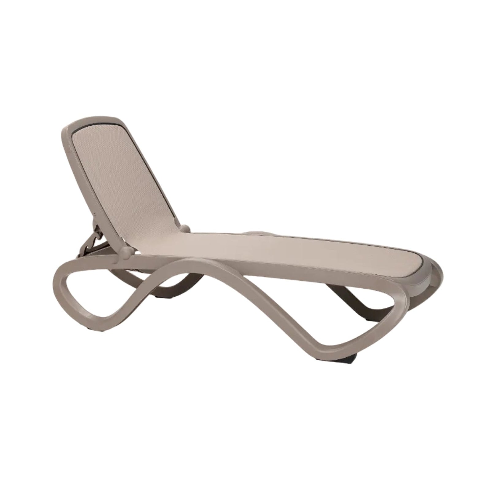 OMEGA taupe outdoor lounger