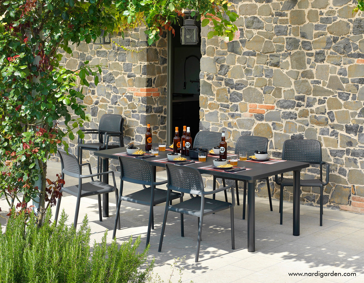 LIBECCIO Anthracite Folding Outdoor Table